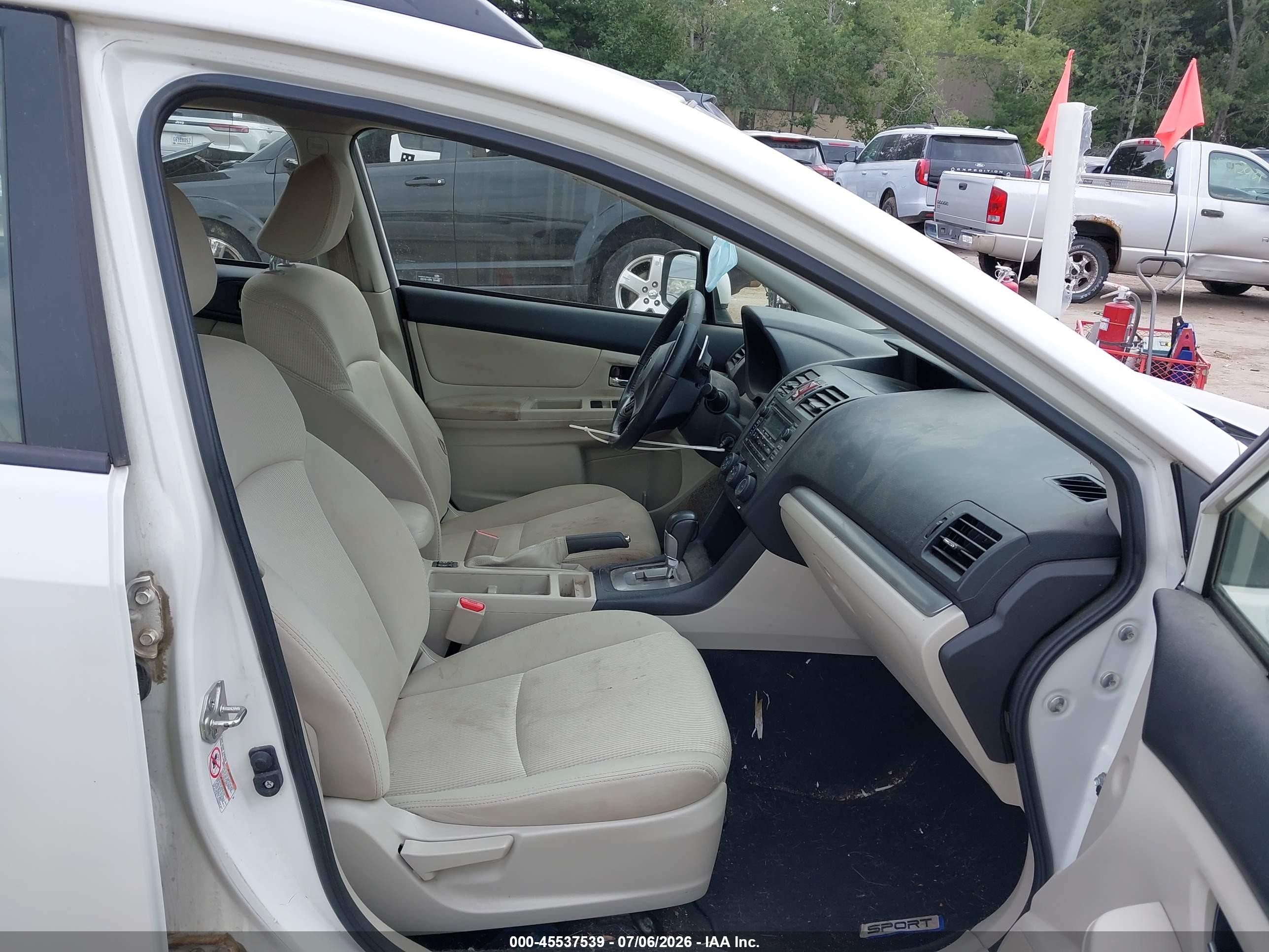 2014 Subaru Impreza 2.0i Sport Premium White vin: JF1GPAL6XE8264552