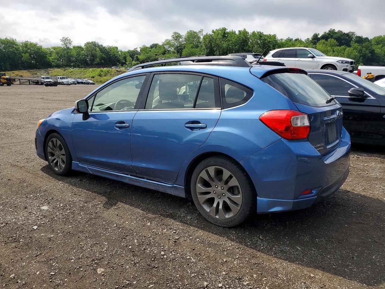 2014 Subaru Impreza Sport Premium Blue vin: JF1GPAL6XE8286941
