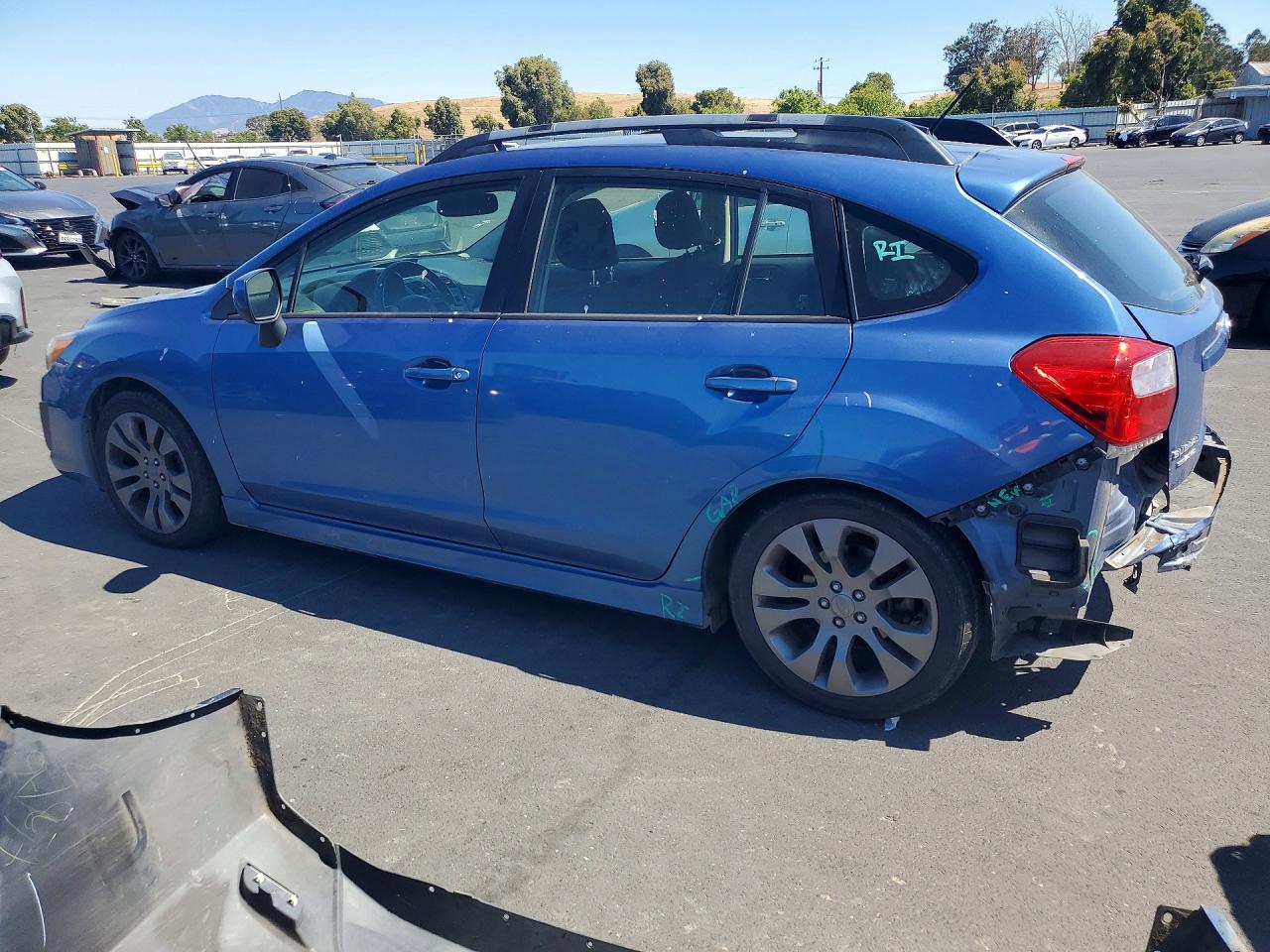 2014 Subaru Impreza Sport Premium Blue vin: JF1GPAL6XE8288012