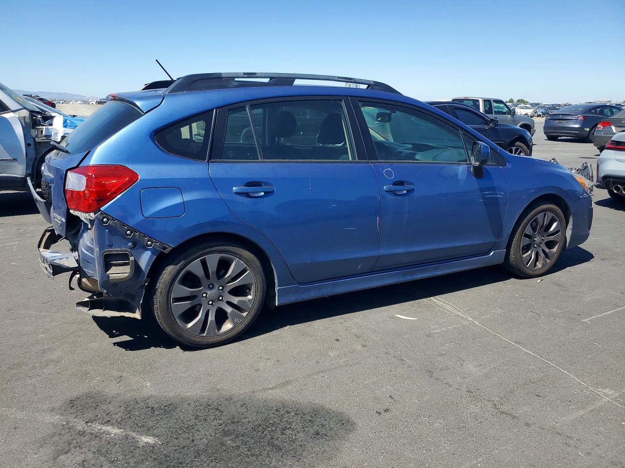 2014 Subaru Impreza Sport Premium Blue vin: JF1GPAL6XE8288012