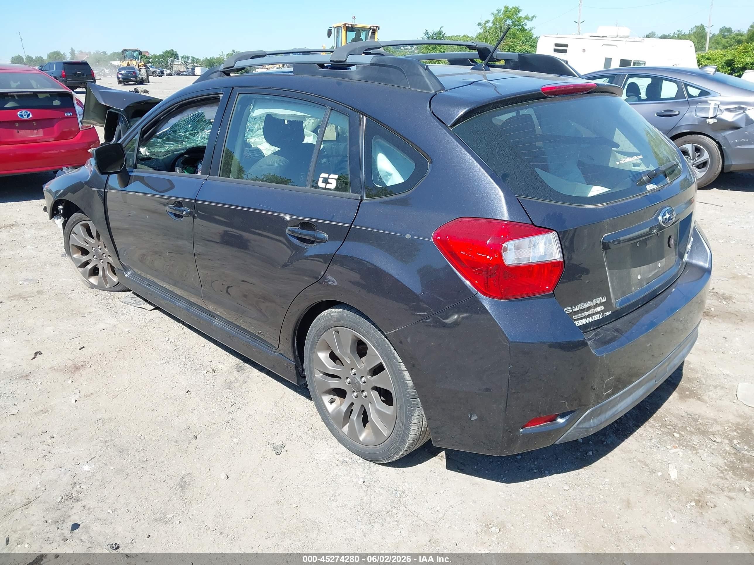 2014 Subaru Impreza 2.0i Sport Premium Gray vin: JF1GPAL6XE8295672