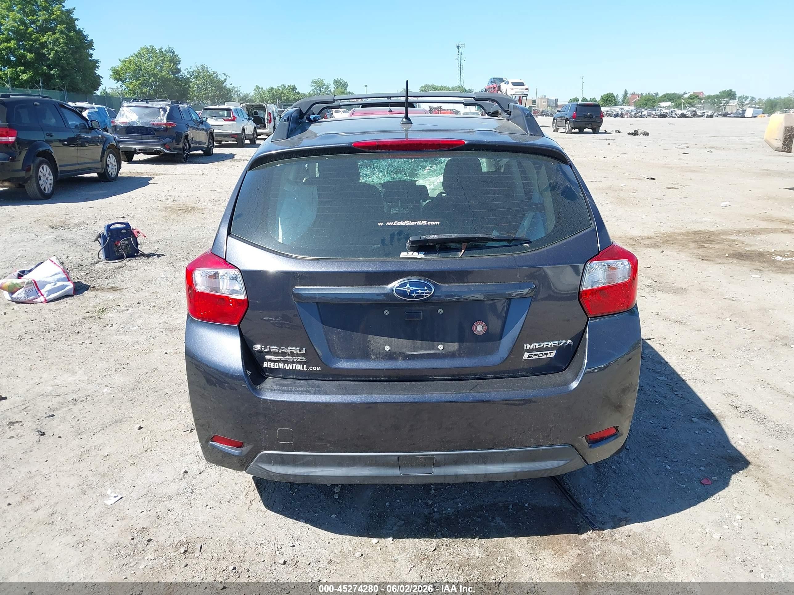 2014 Subaru Impreza 2.0i Sport Premium Gray vin: JF1GPAL6XE8295672
