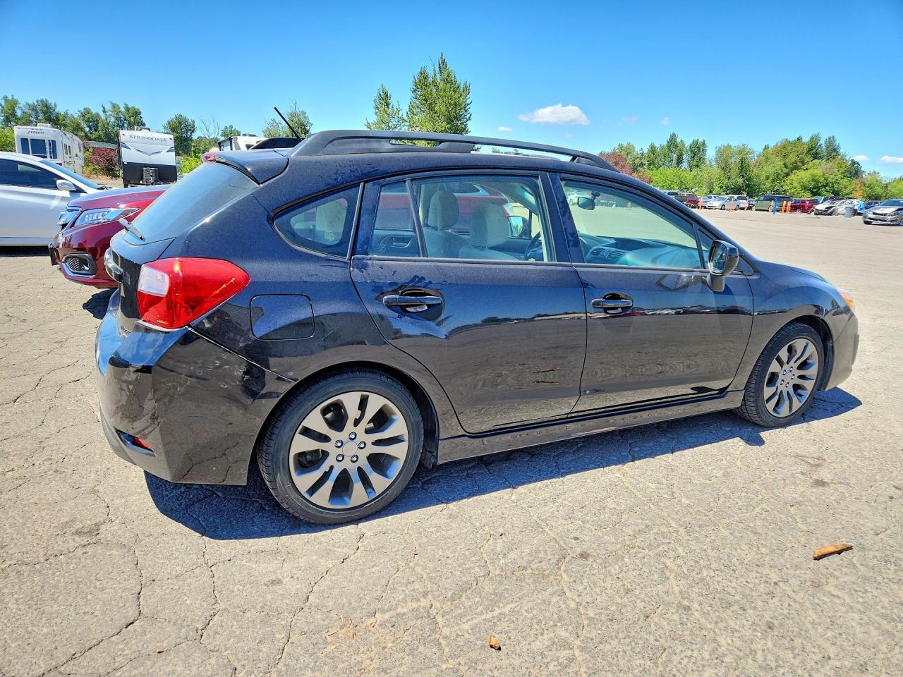 2014 Subaru Impreza Sport Premium Black vin: JF1GPAL6XE8312566