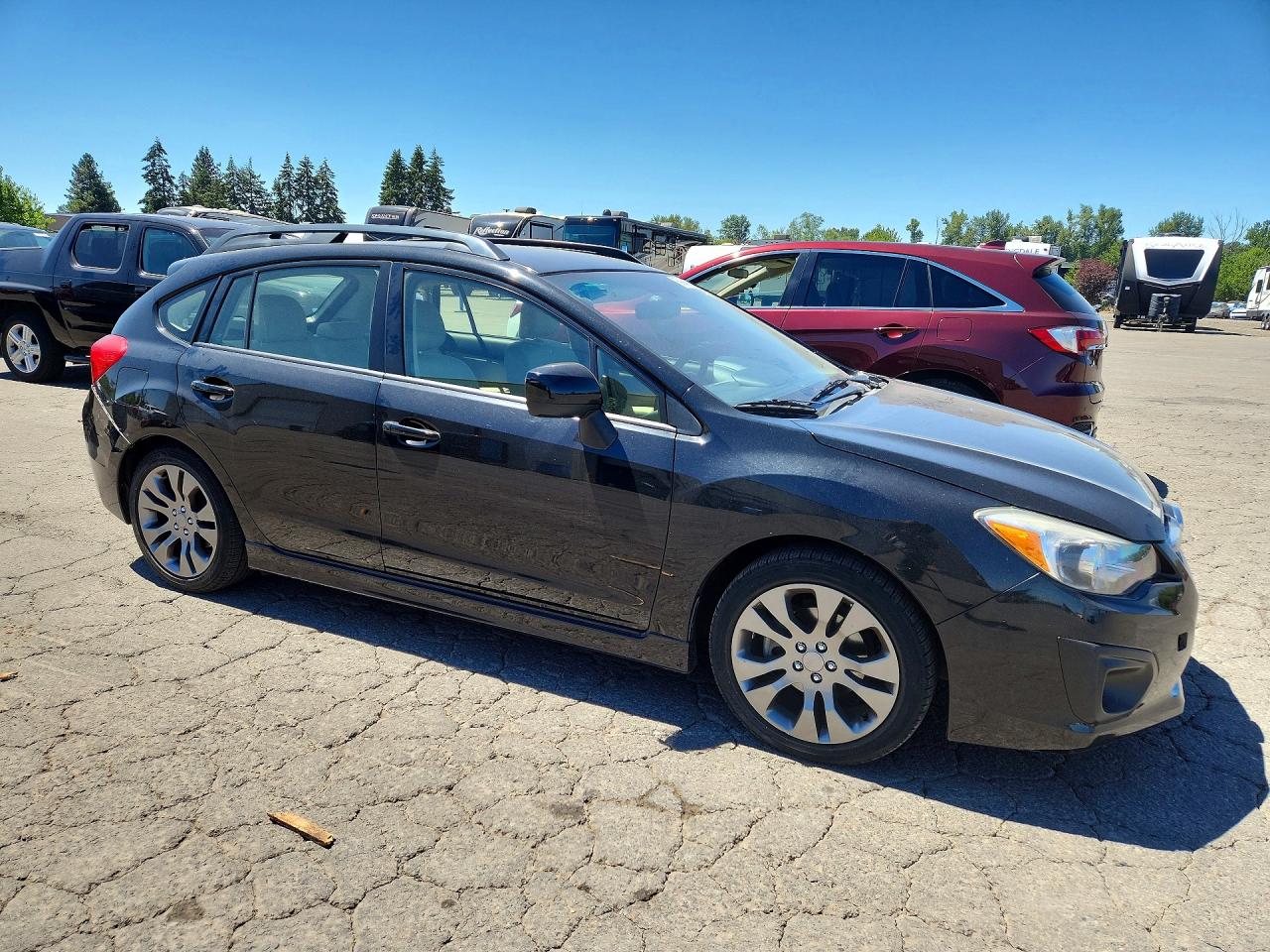 2014 Subaru Impreza Sport Premium Black vin: JF1GPAL6XE8312566
