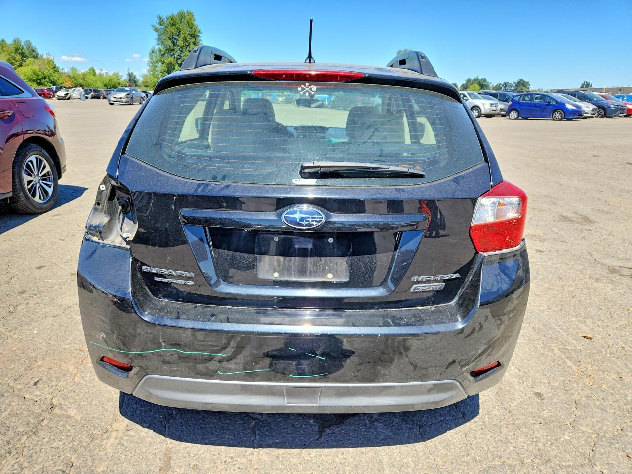 2014 Subaru Impreza Sport Premium Black vin: JF1GPAL6XE8312566