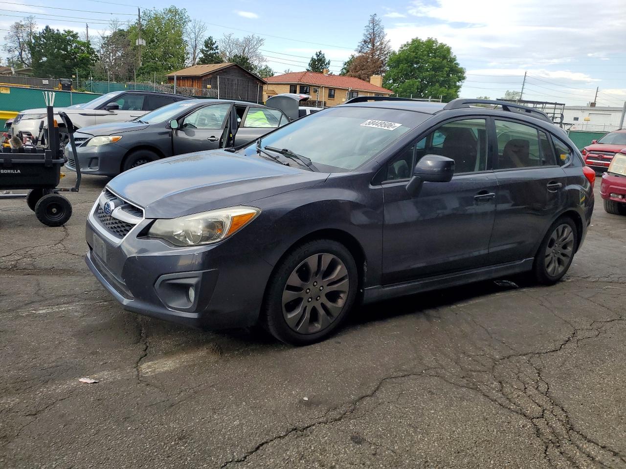 2014 Subaru Impreza Sport Premium Gray vin: JF1GPAL6XE9246823