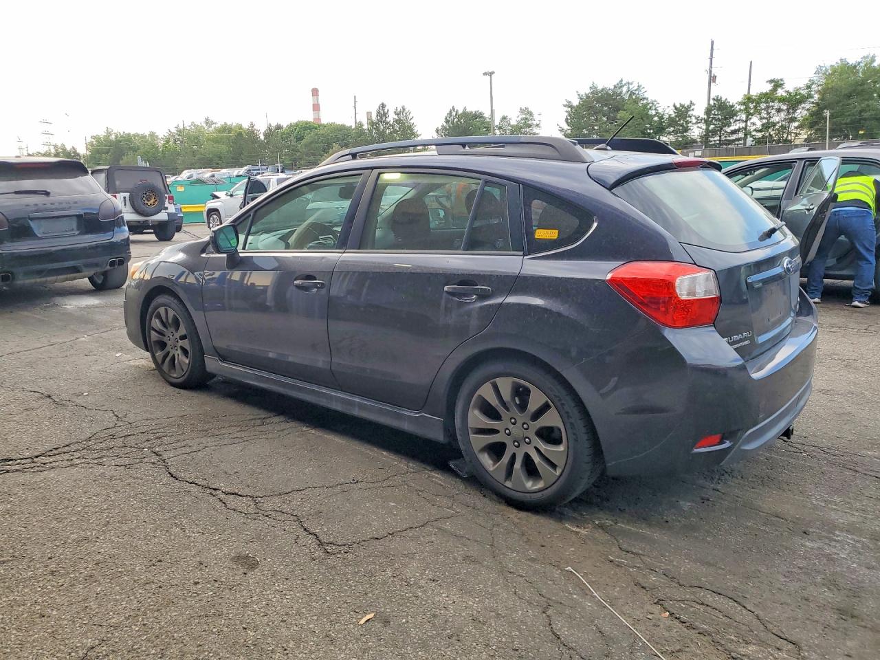 2014 Subaru Impreza Sport Premium Gray vin: JF1GPAL6XE9246823