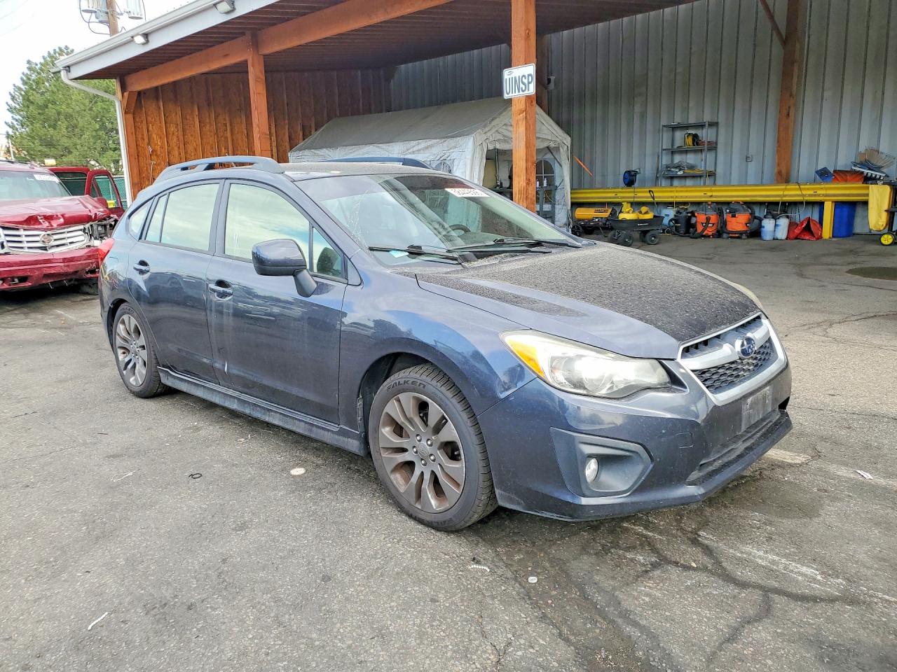 2014 Subaru Impreza Sport Premium Gray vin: JF1GPAL6XE9246823