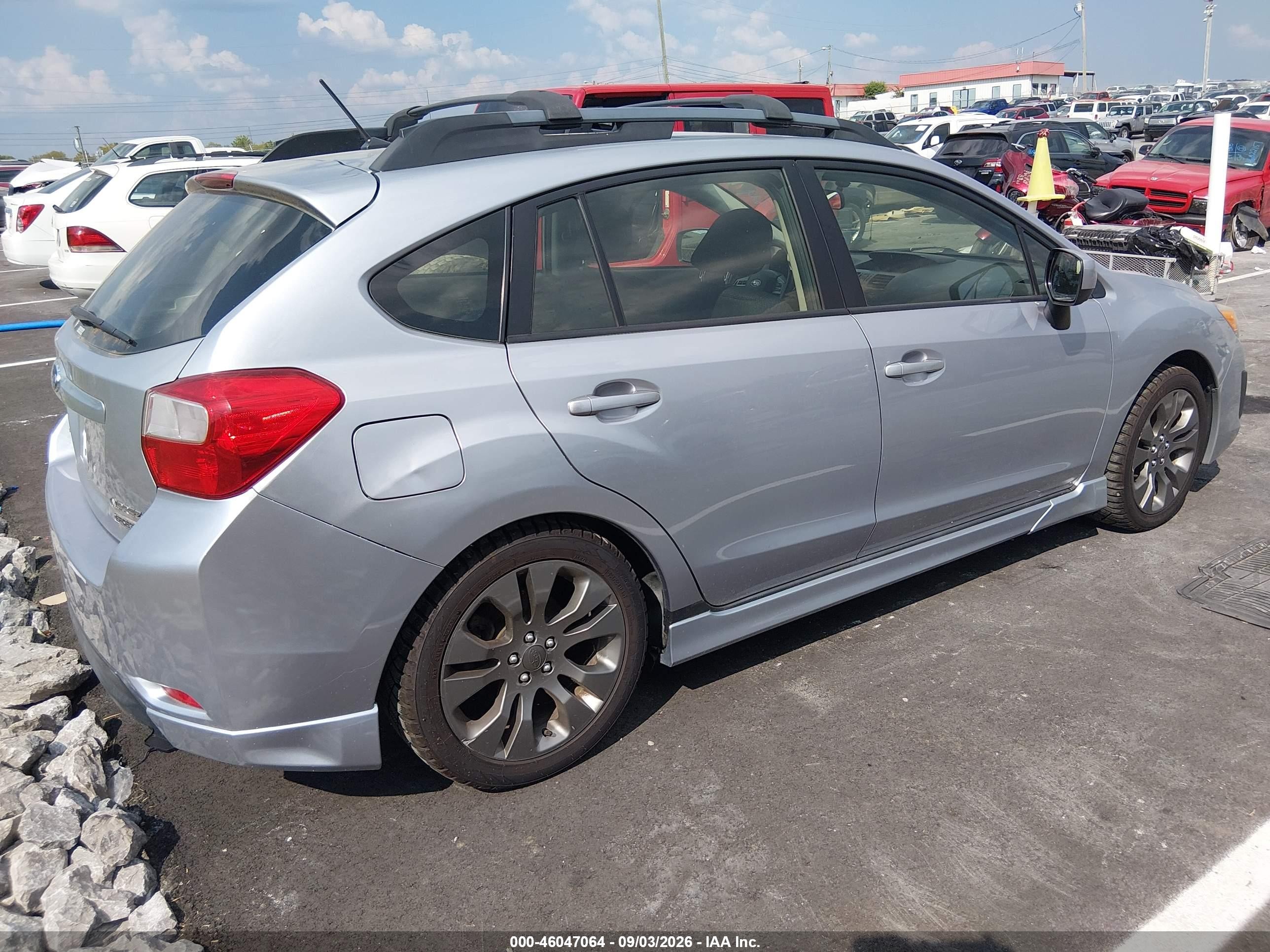 2014 Subaru Impreza 2.0i Sport Premium Silver vin: JF1GPAL6XE9262925
