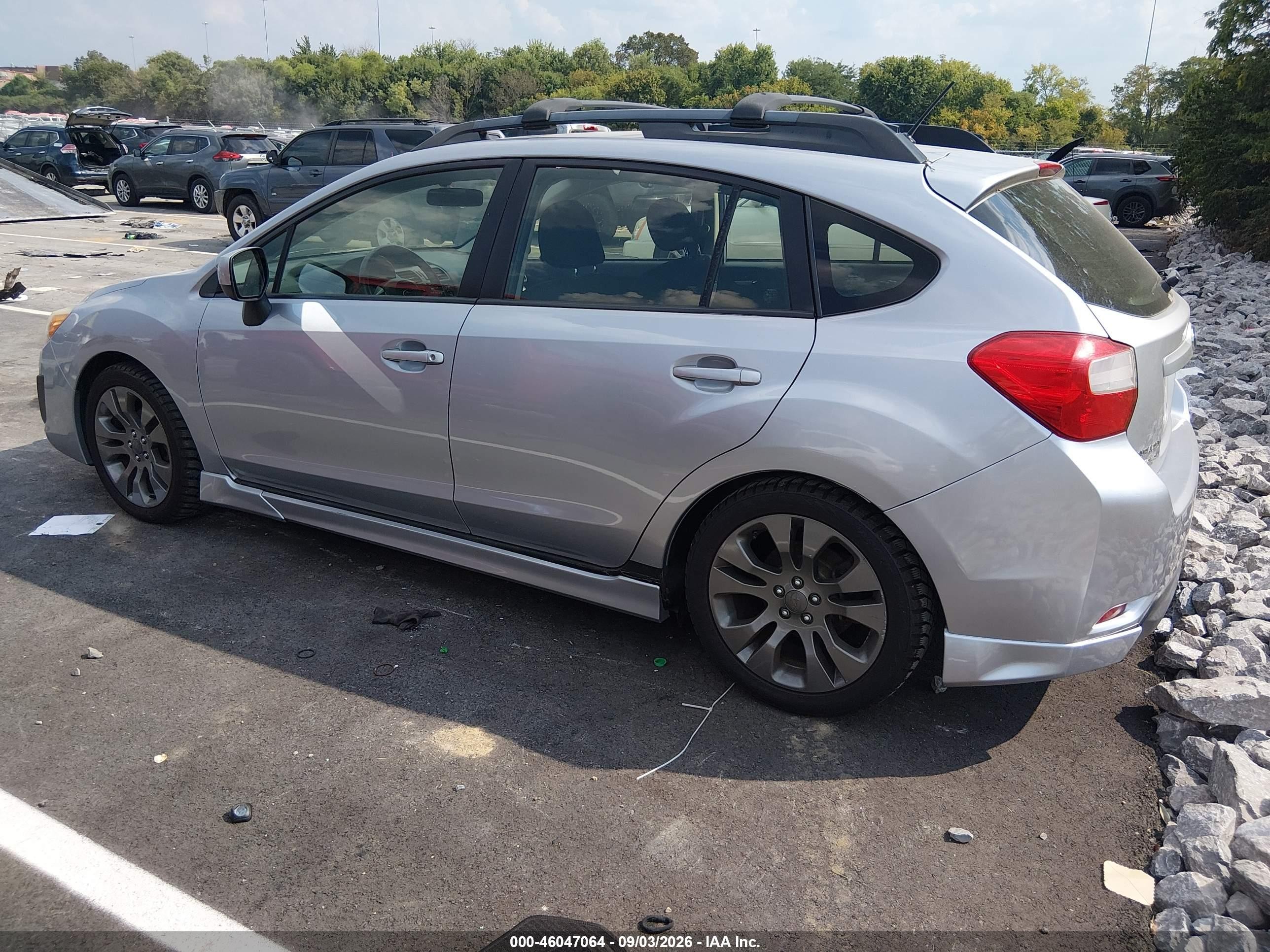 2014 Subaru Impreza 2.0i Sport Premium Silver vin: JF1GPAL6XE9262925