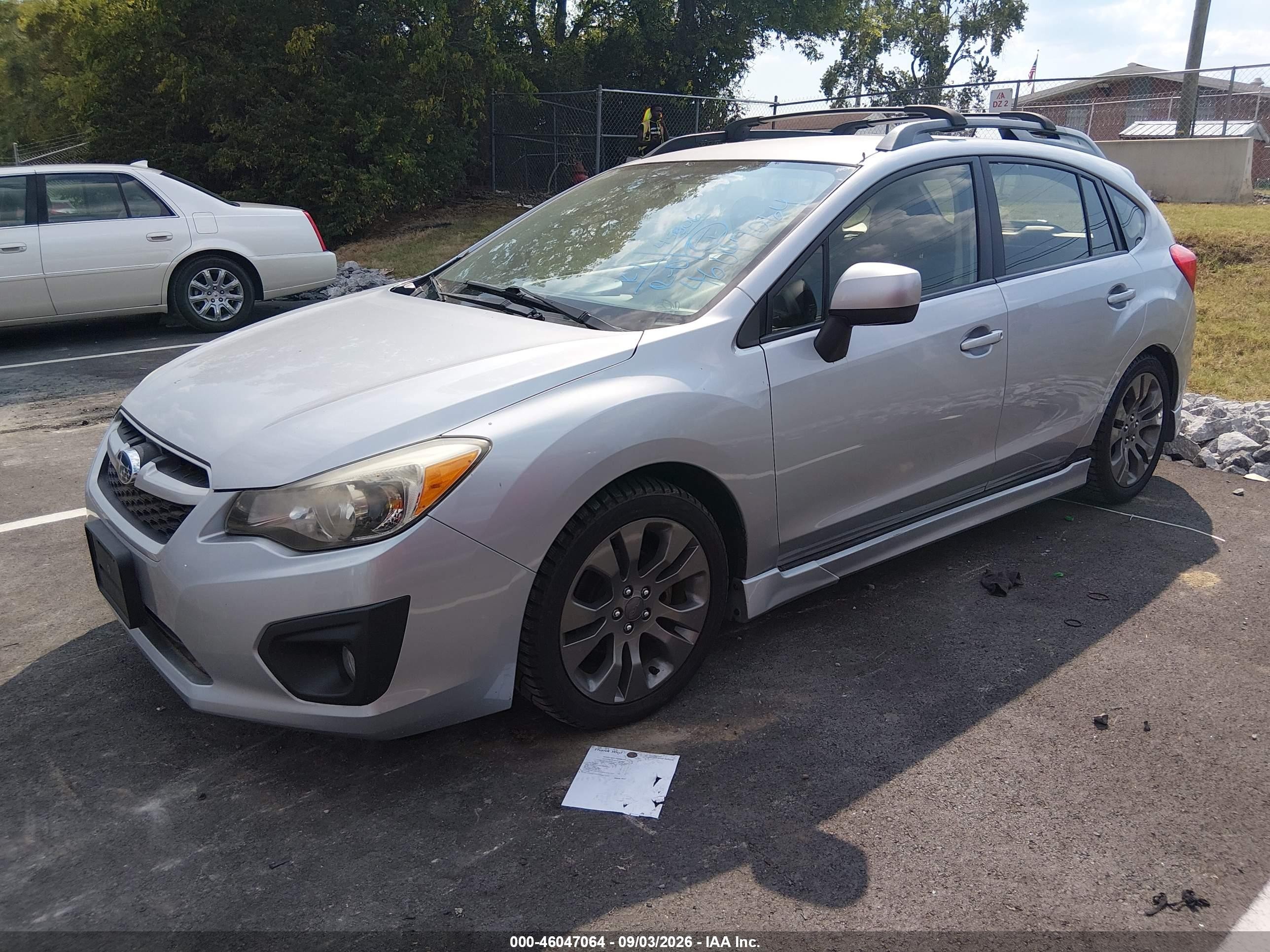 2014 Subaru Impreza 2.0i Sport Premium Silver vin: JF1GPAL6XE9262925