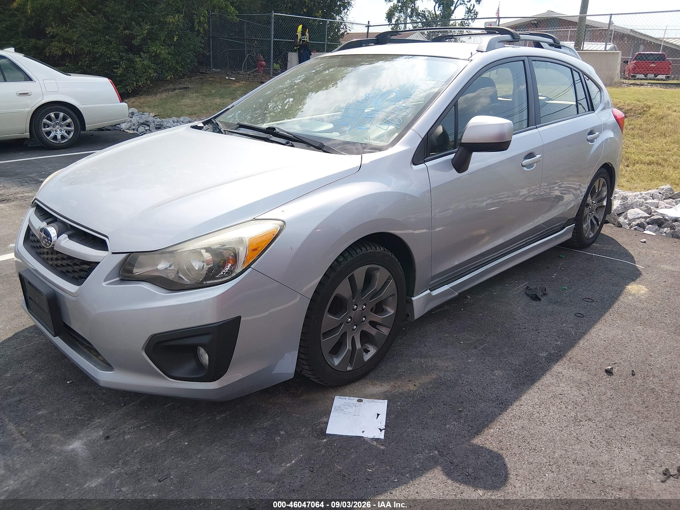 2014 Subaru Impreza 2.0i Sport Premium Silver vin: JF1GPAL6XE9262925