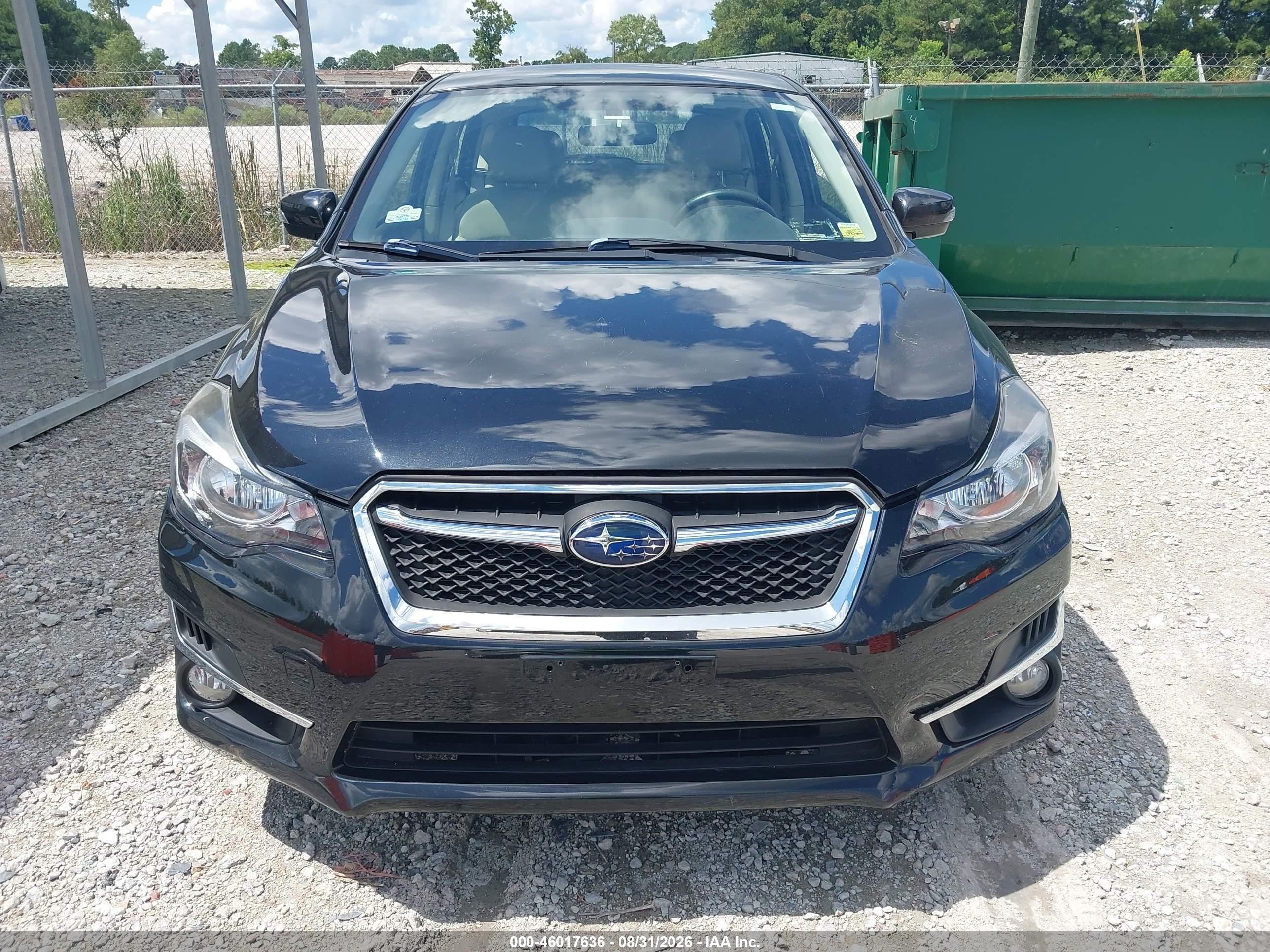 2015 Subaru Impreza 2.0i Limited Black vin: JF1GPAM61F8200142