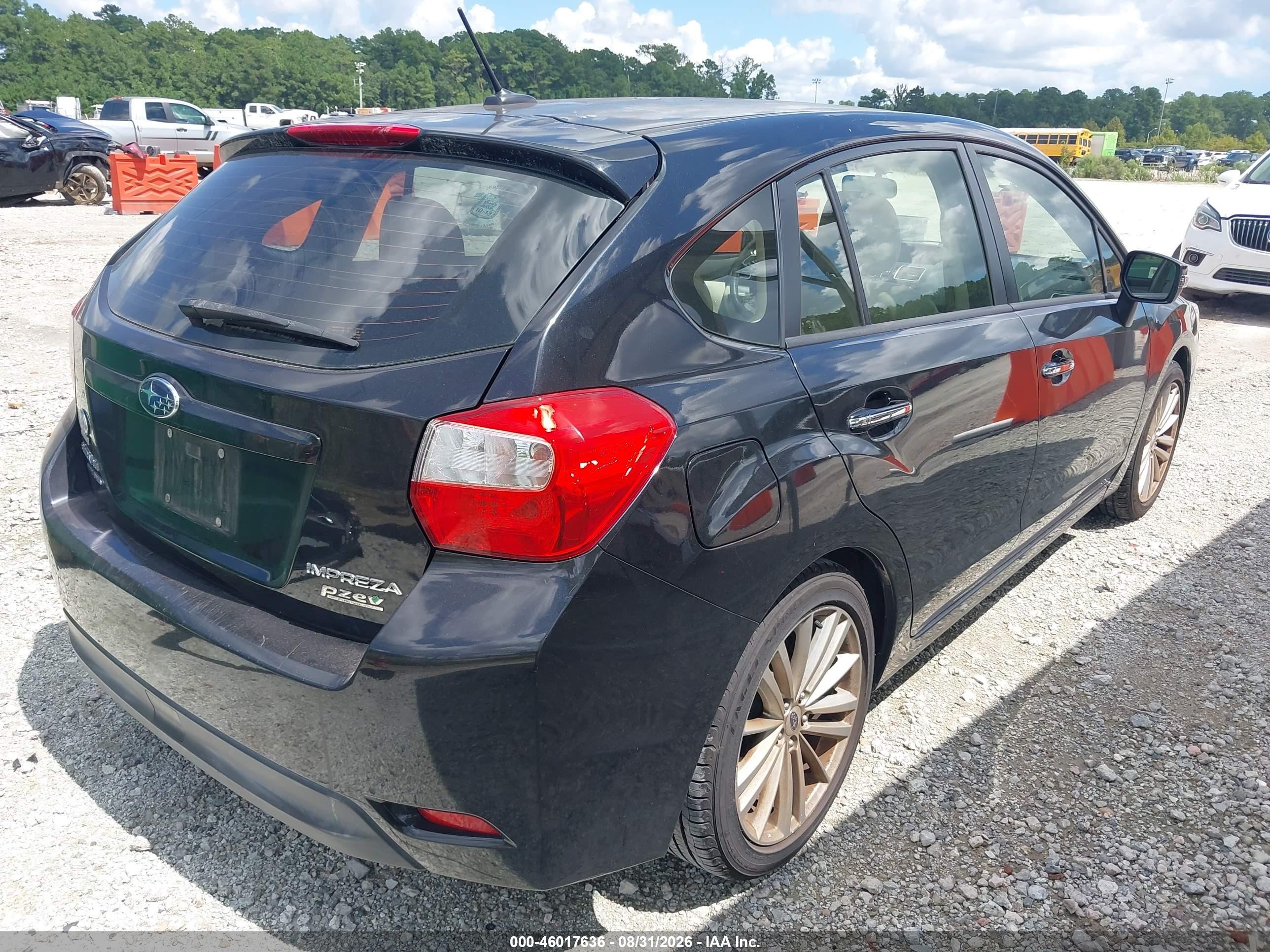 2015 Subaru Impreza 2.0i Limited Black vin: JF1GPAM61F8200142