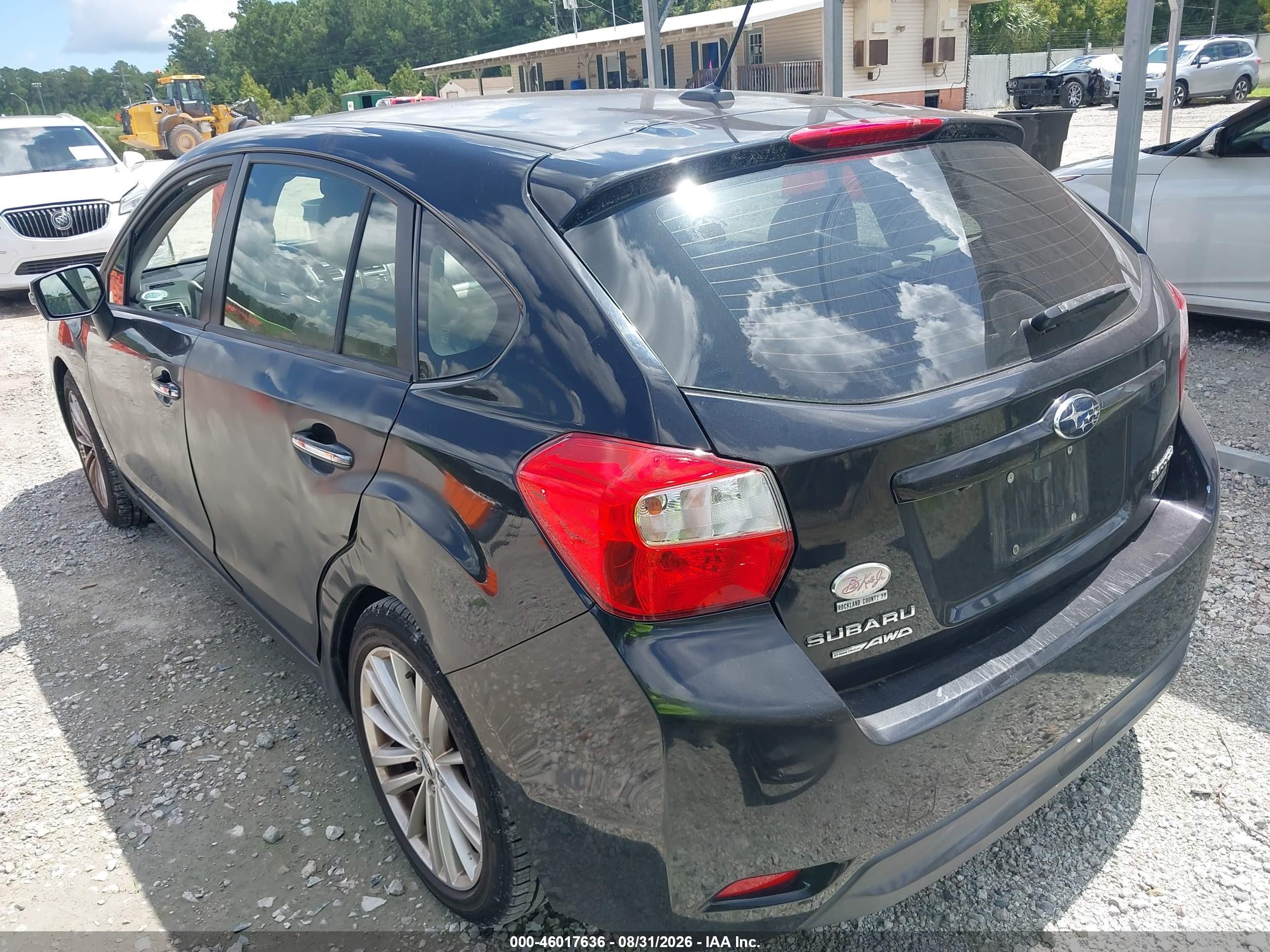 2015 Subaru Impreza 2.0i Limited Black vin: JF1GPAM61F8200142