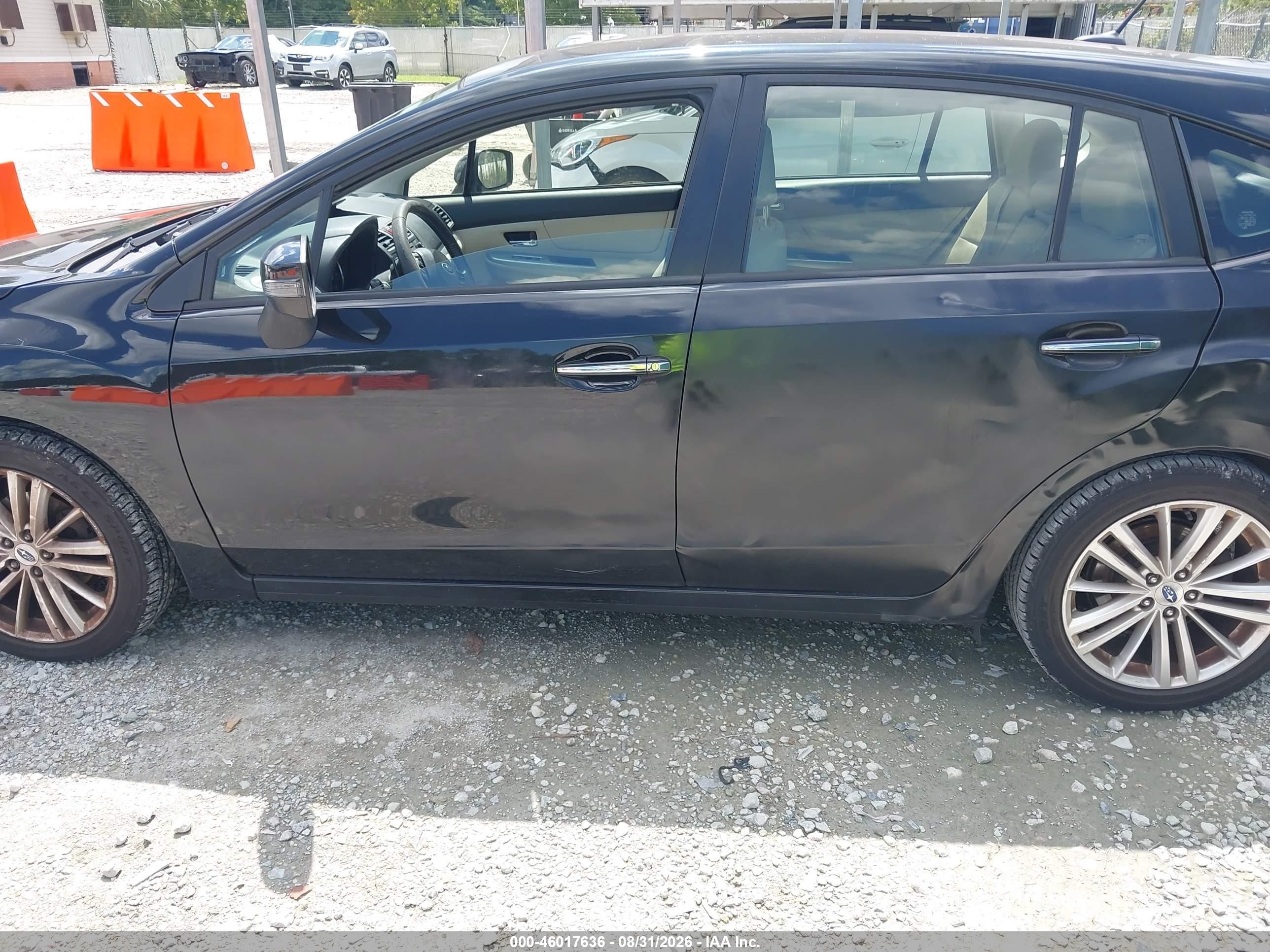 2015 Subaru Impreza 2.0i Limited Black vin: JF1GPAM61F8200142