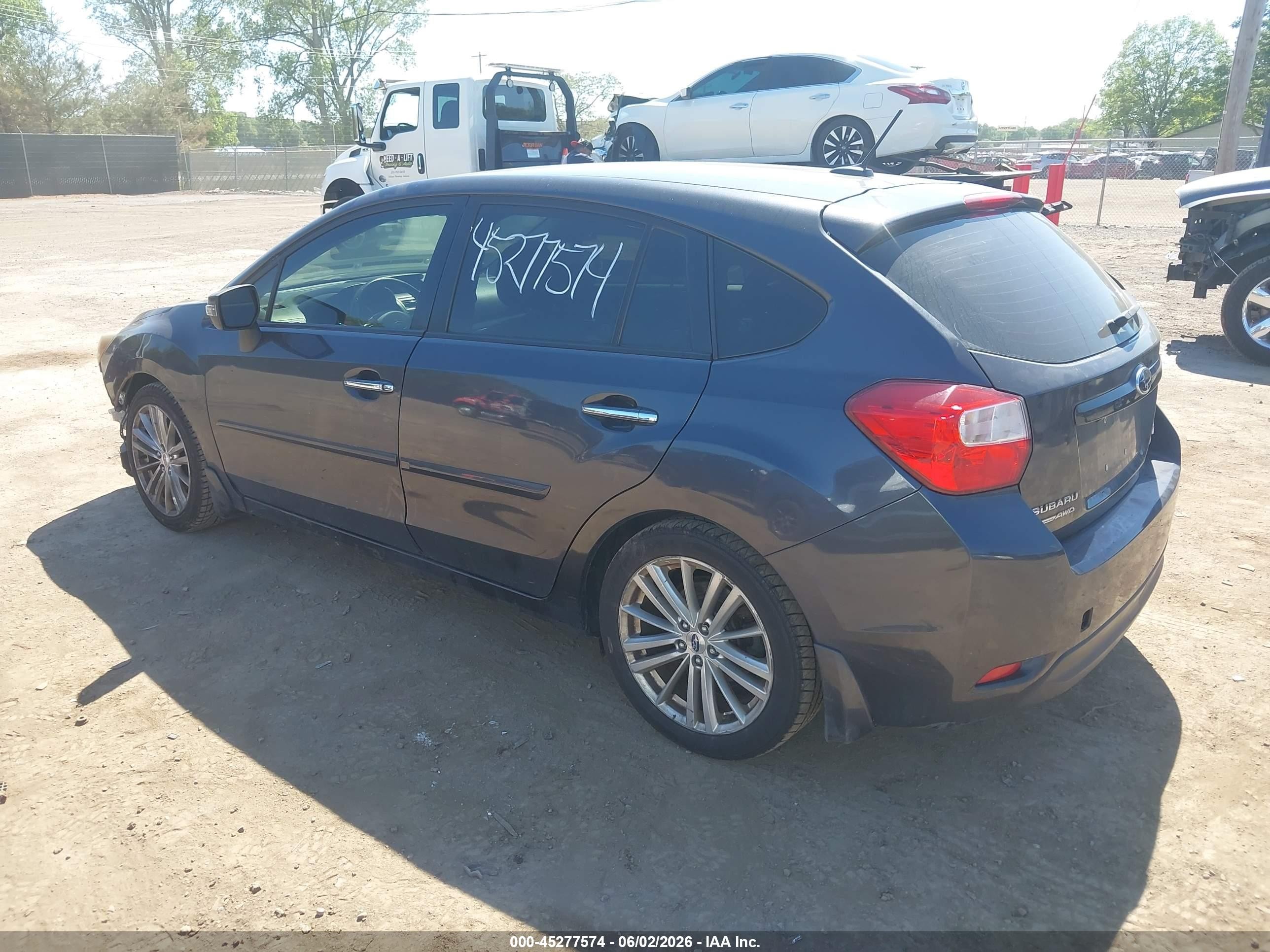 2015 Subaru Impreza 2.0i Limited Черный vin: JF1GPAM62FH210873
