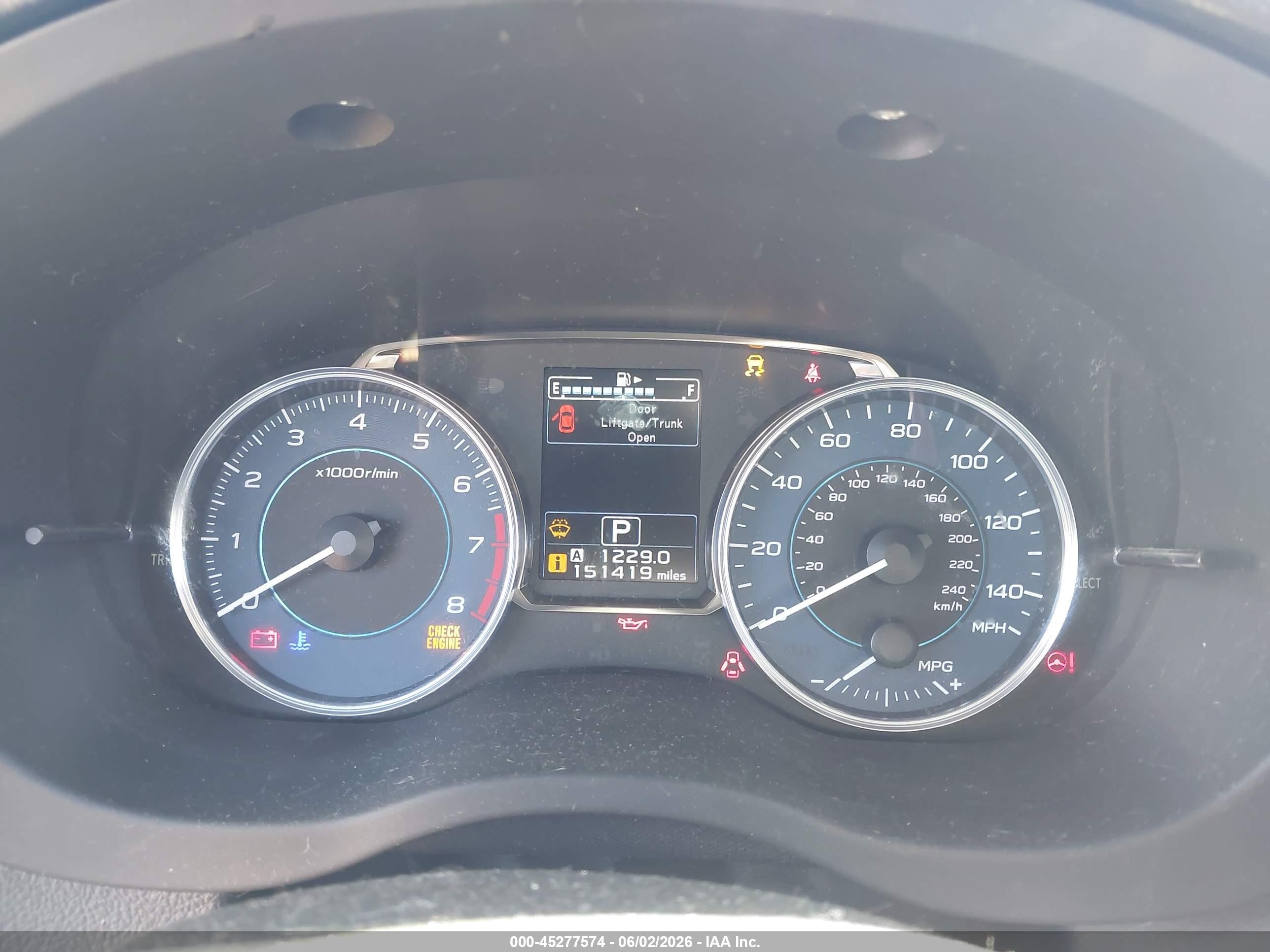 2015 Subaru Impreza 2.0i Limited Черный vin: JF1GPAM62FH210873