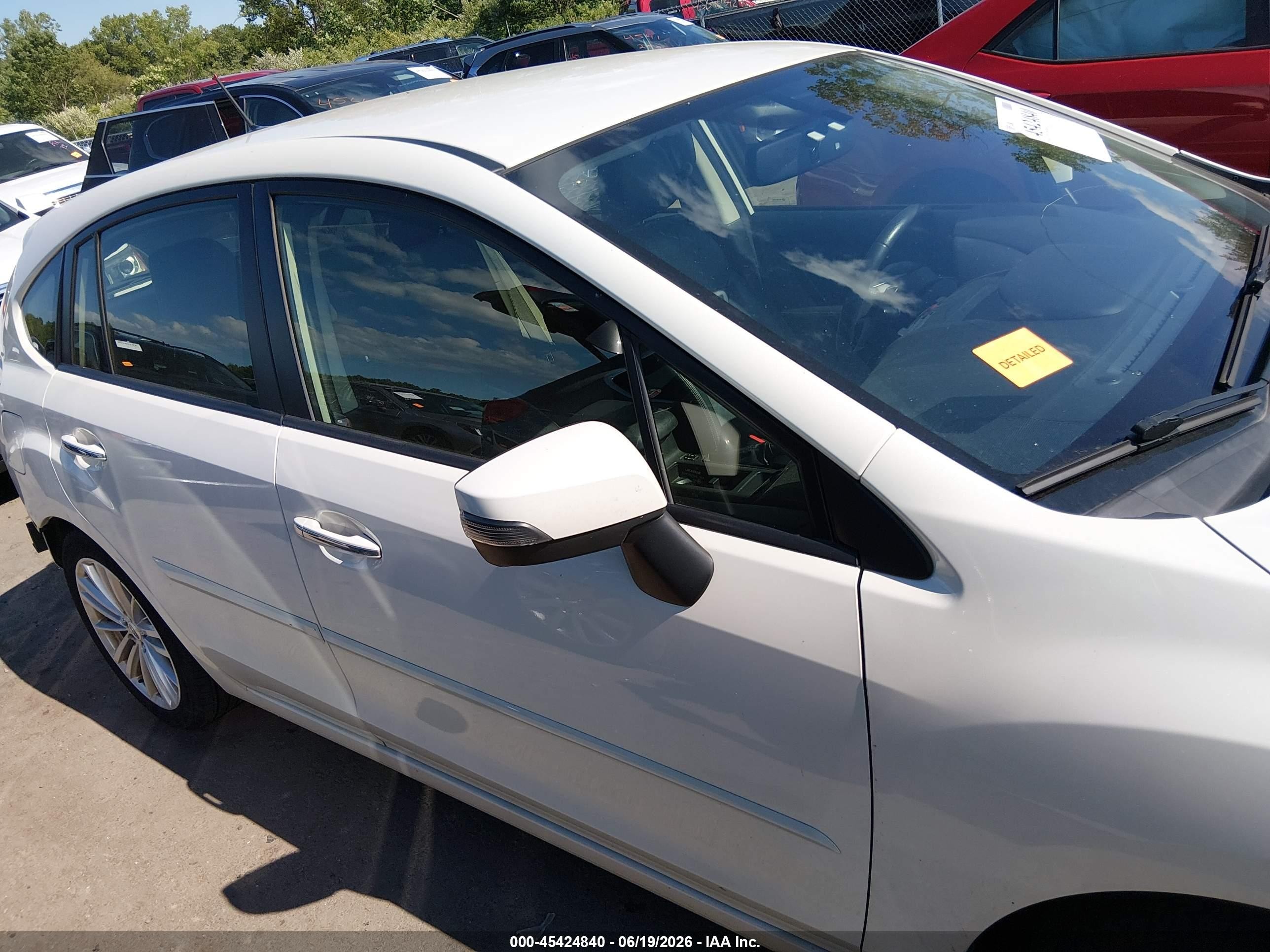 2015 Subaru Impreza 2.0i Limited White vin: JF1GPAM64FH323935