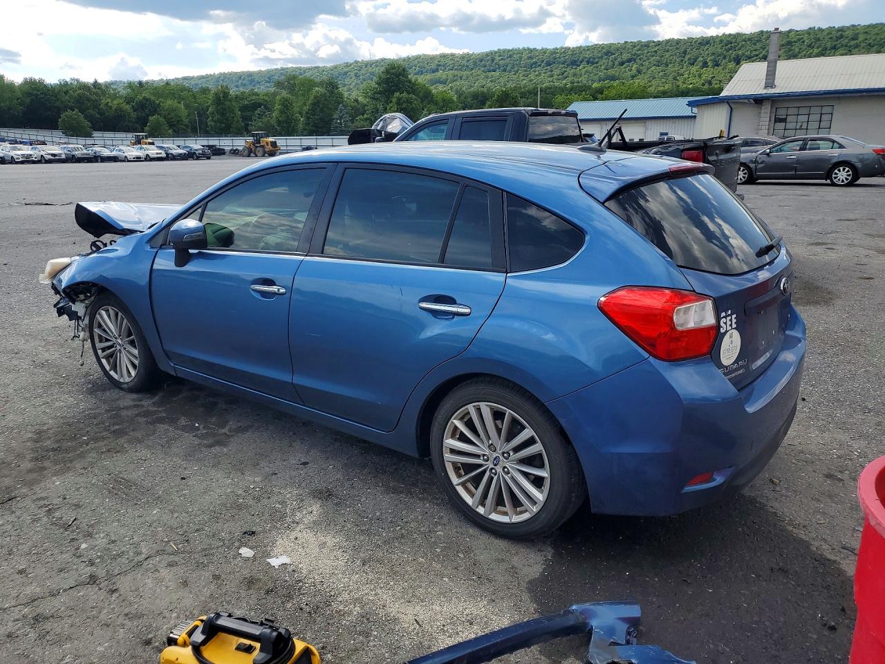2015 Subaru Impreza Limited Синий vin: JF1GPAM68FH240086