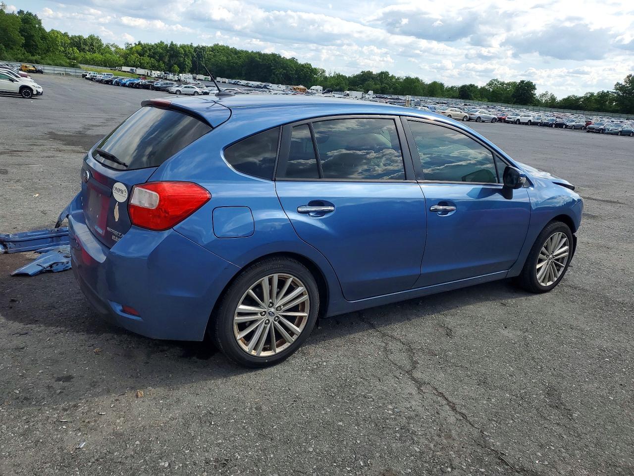 2015 Subaru Impreza Limited Синий vin: JF1GPAM68FH240086