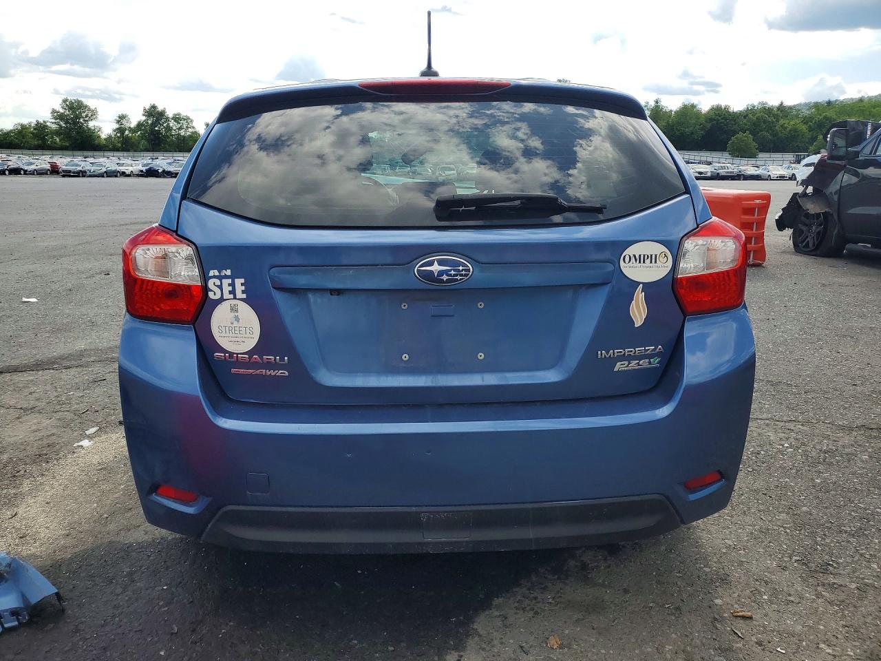 2015 Subaru Impreza Limited Синий vin: JF1GPAM68FH240086