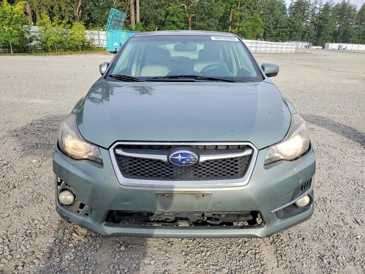 2015 Subaru Impreza Limited Green vin: JF1GPAM68FH305020