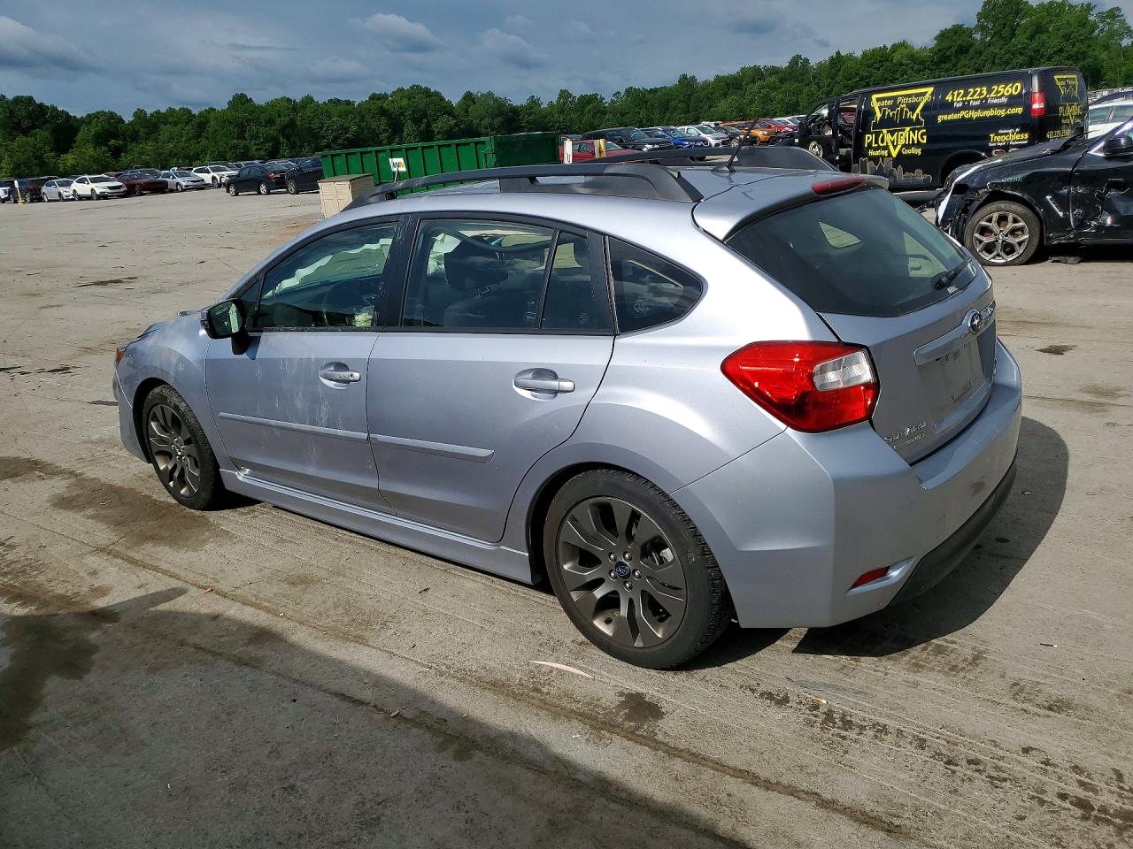 2016 Subaru Impreza Sport Premium Серебряный vin: JF1GPAP62G8251601