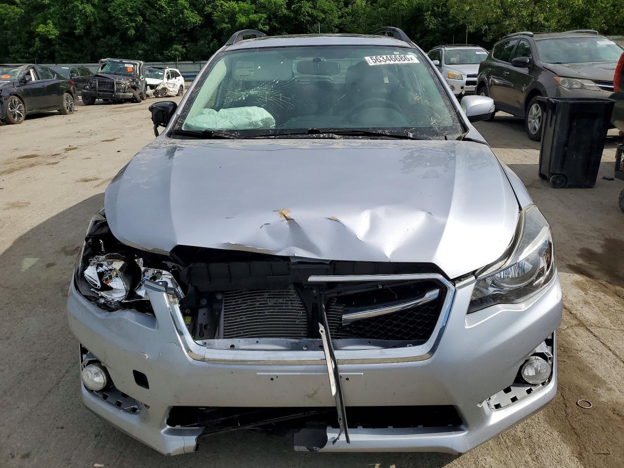 2016 Subaru Impreza Sport Premium Серебряный vin: JF1GPAP62G8251601