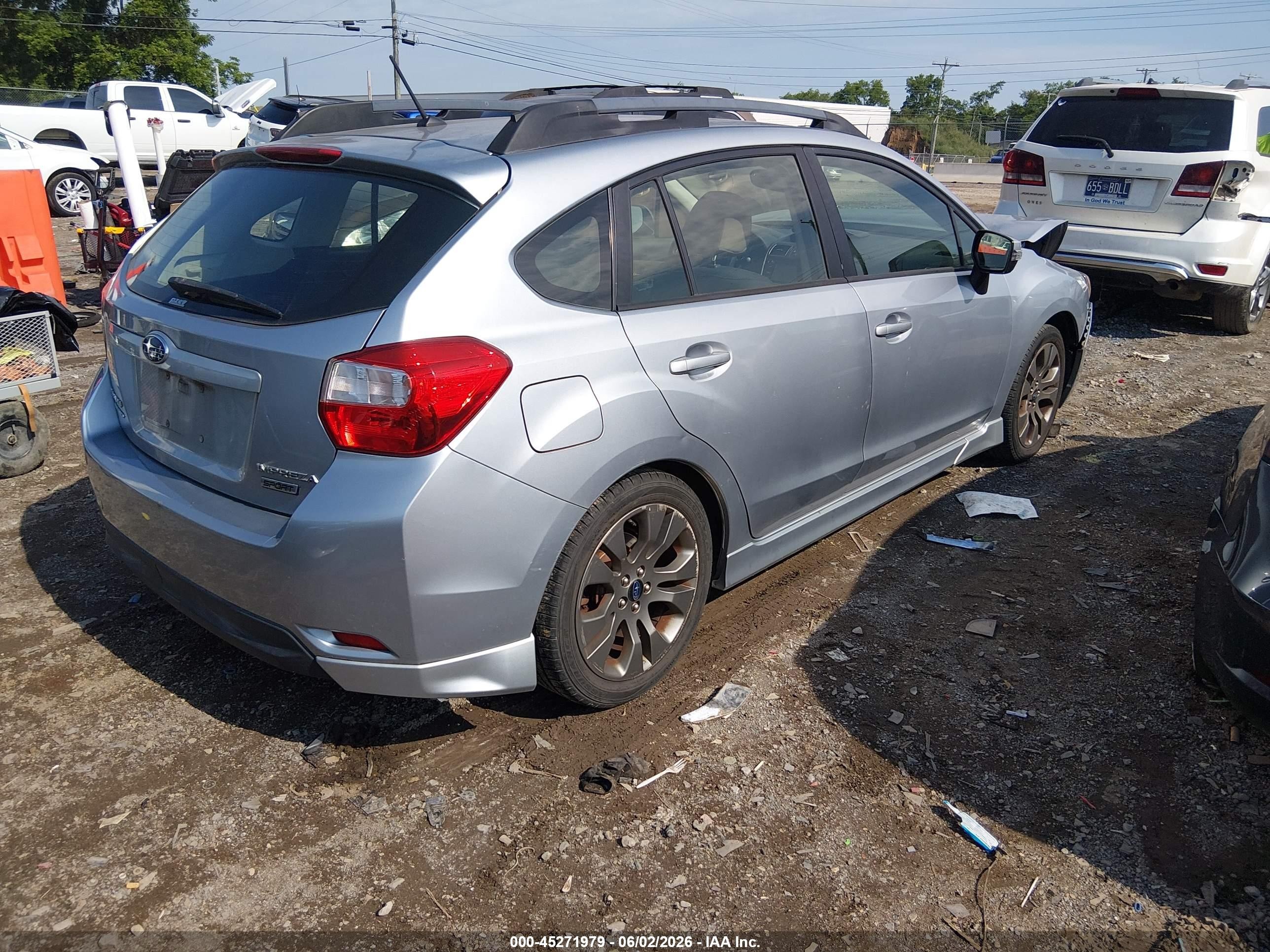 2016 Subaru Impreza 2.0i Sport Premium Light Blue vin: JF1GPAP65G8226191