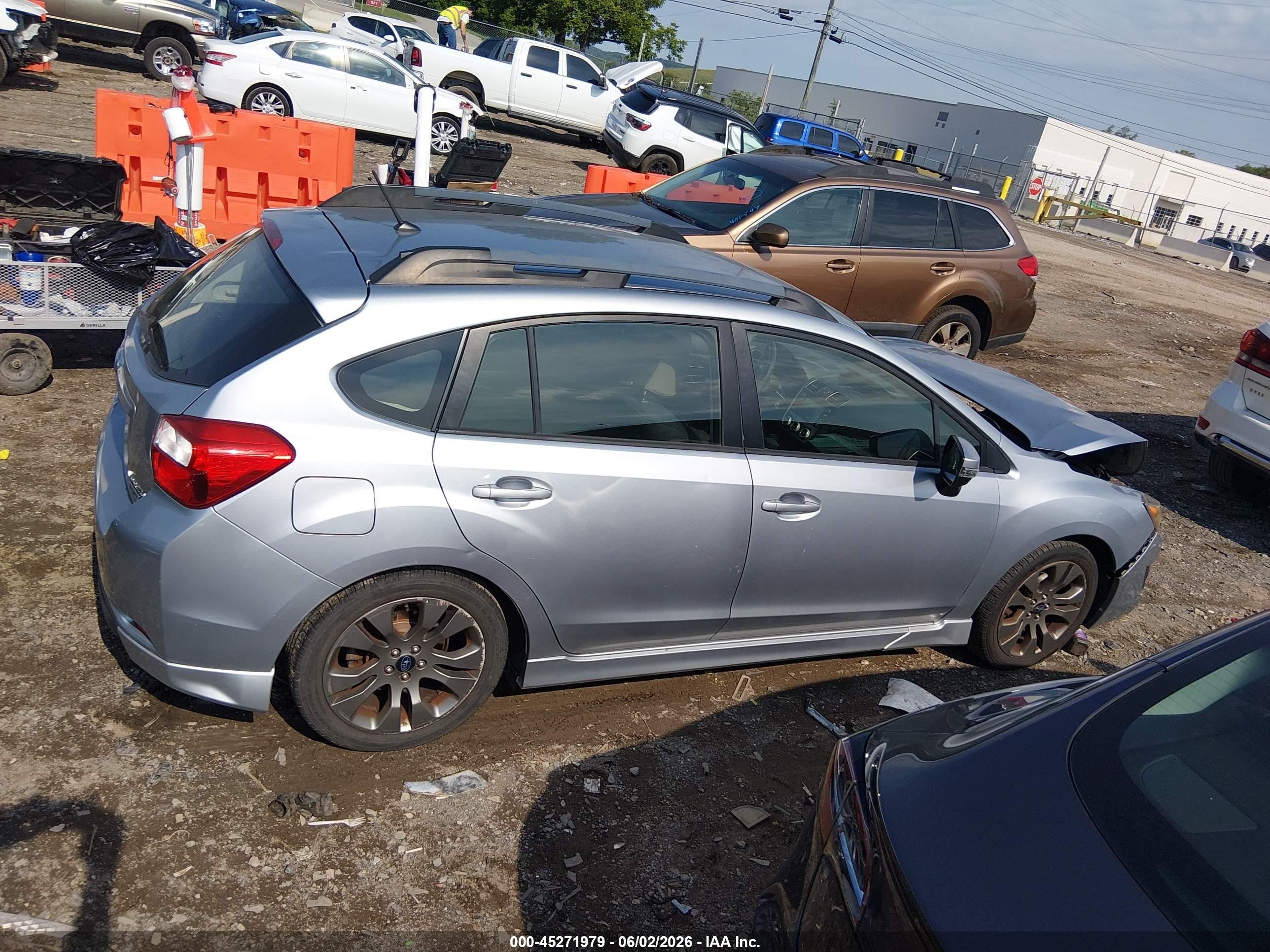 2016 Subaru Impreza 2.0i Sport Premium Light Blue vin: JF1GPAP65G8226191