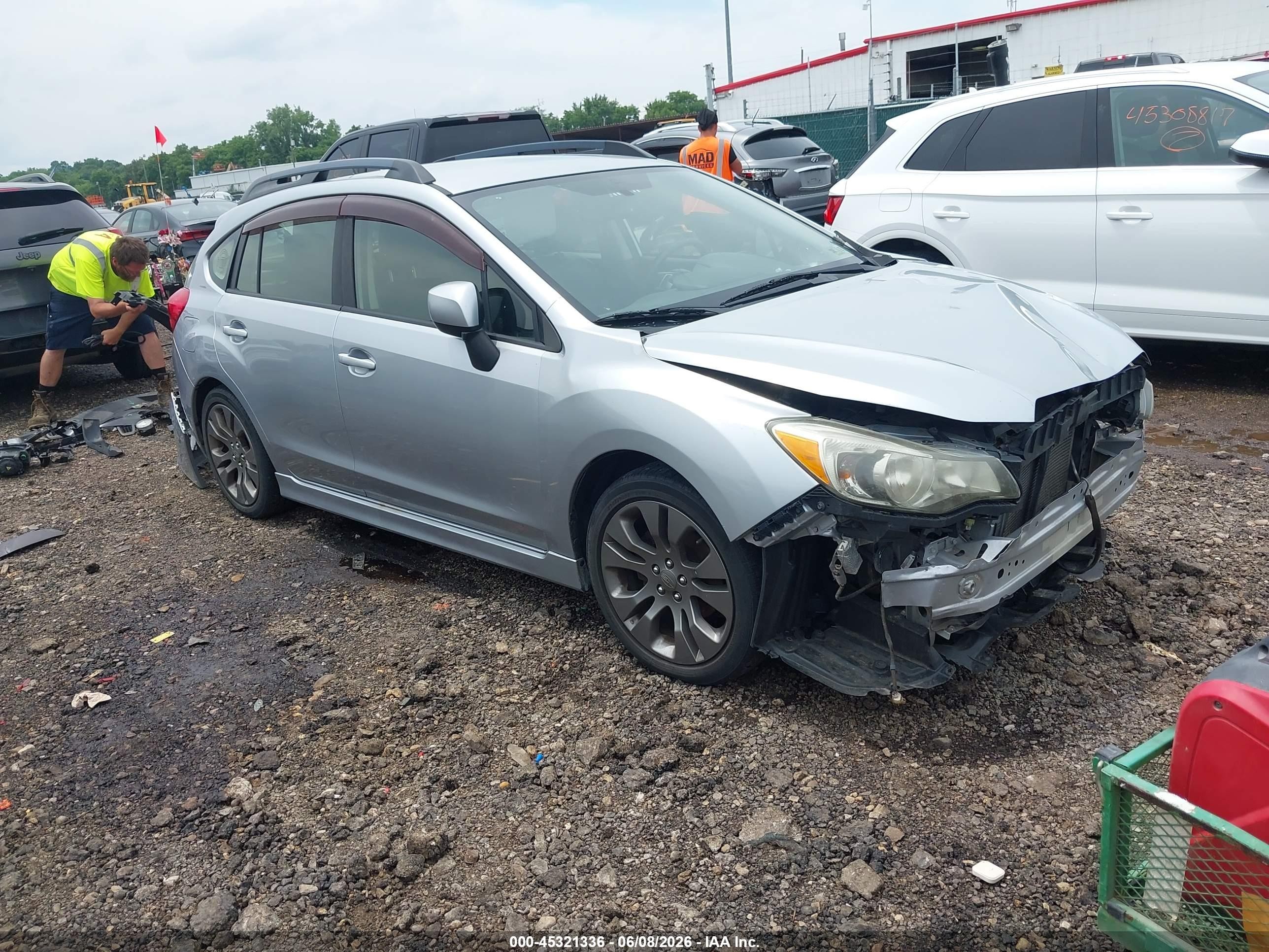 2013 Subaru Impreza 2.0i Sport Limited Серебряный vin: JF1GPAR60D2874761