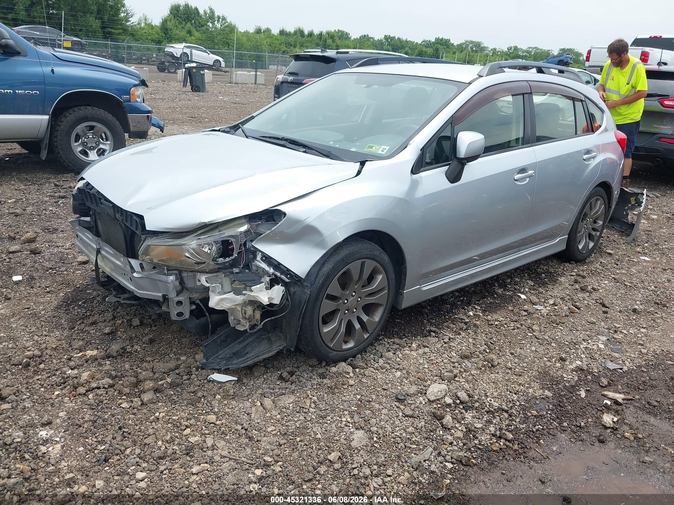 2013 Subaru Impreza 2.0i Sport Limited Серебряный vin: JF1GPAR60D2874761