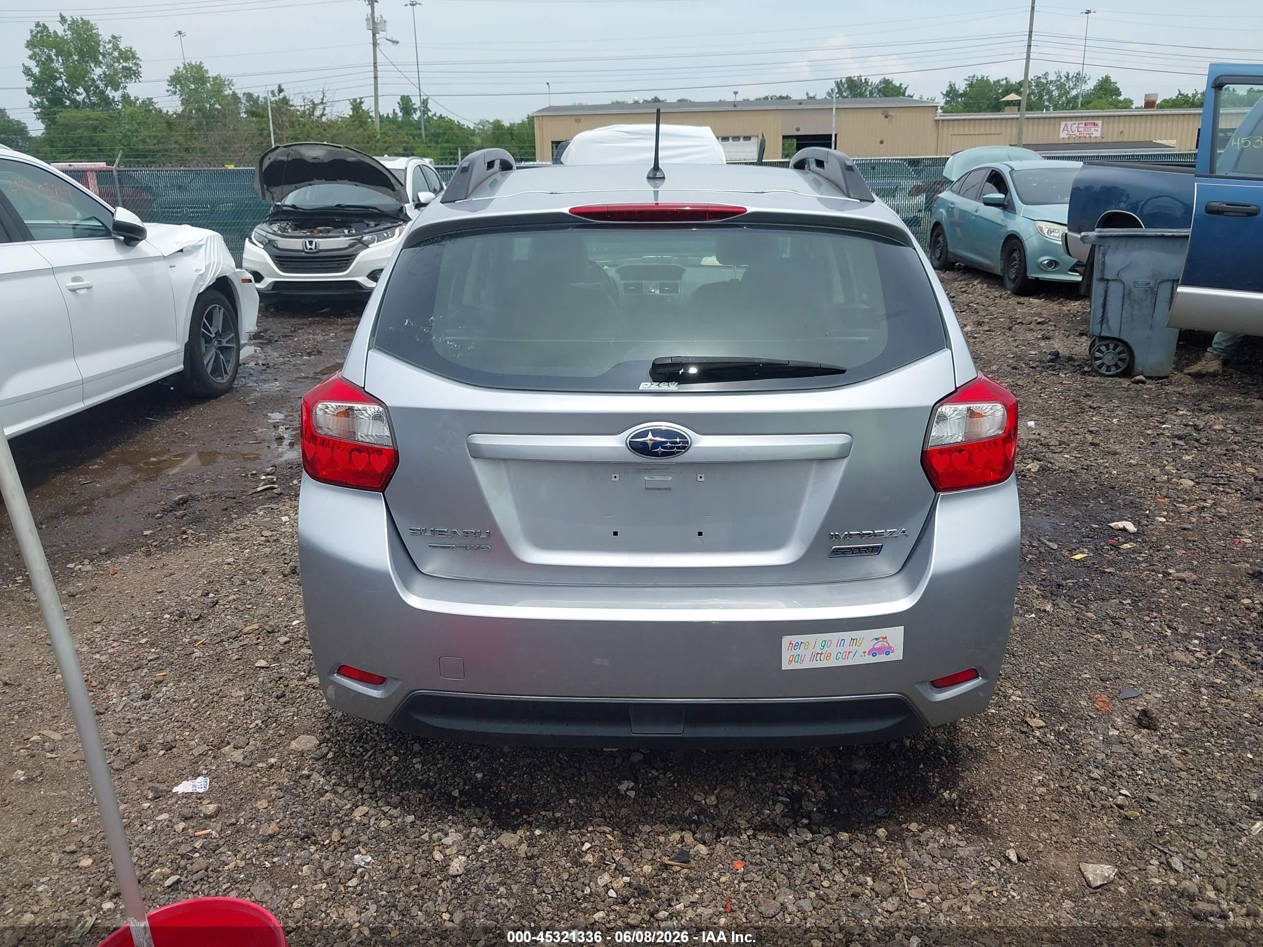 2013 Subaru Impreza 2.0i Sport Limited Серебряный vin: JF1GPAR60D2874761