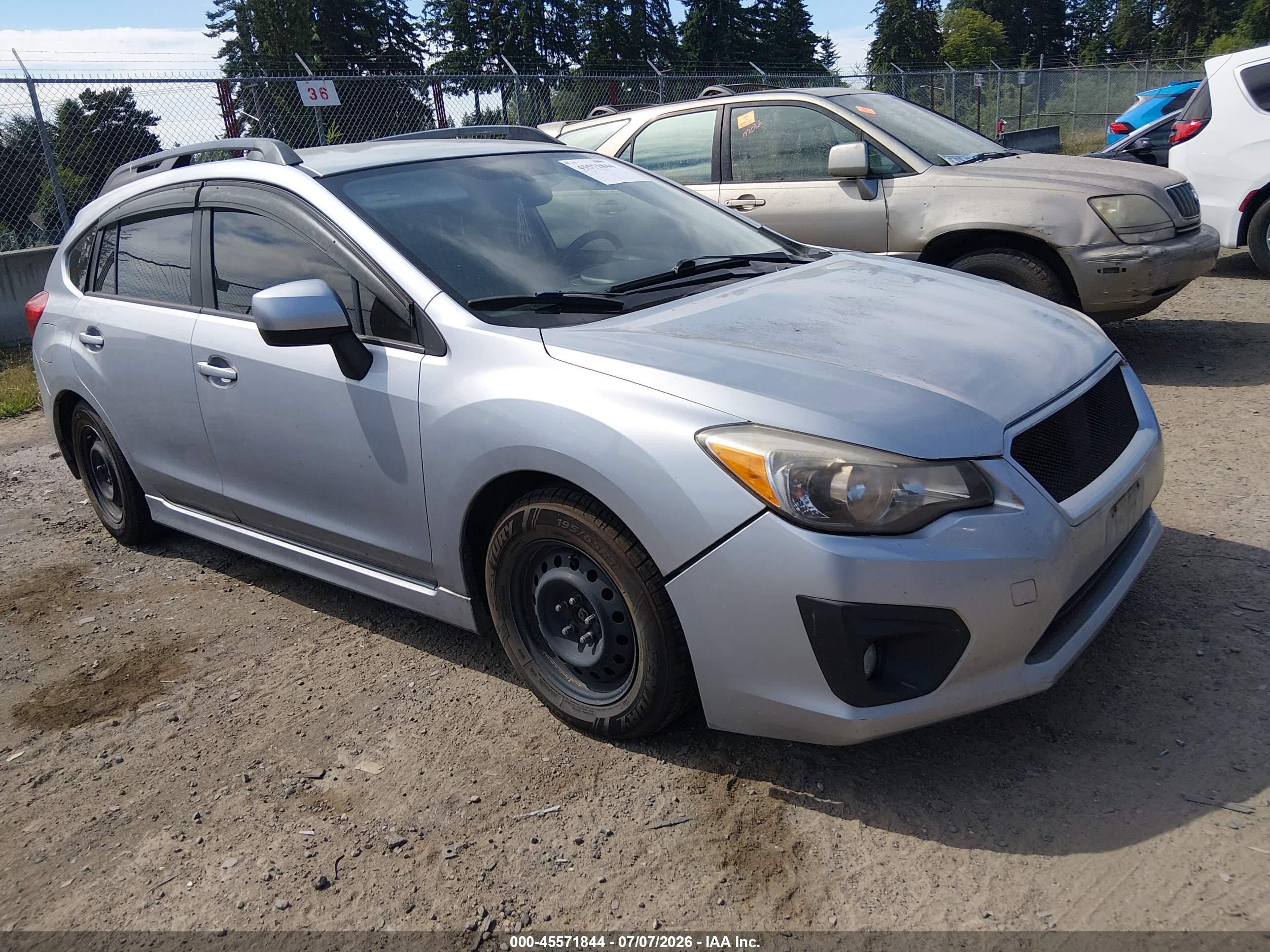 2013 Subaru Impreza 2.0i Sport Limited Light Blue vin: JF1GPAR61DH205069