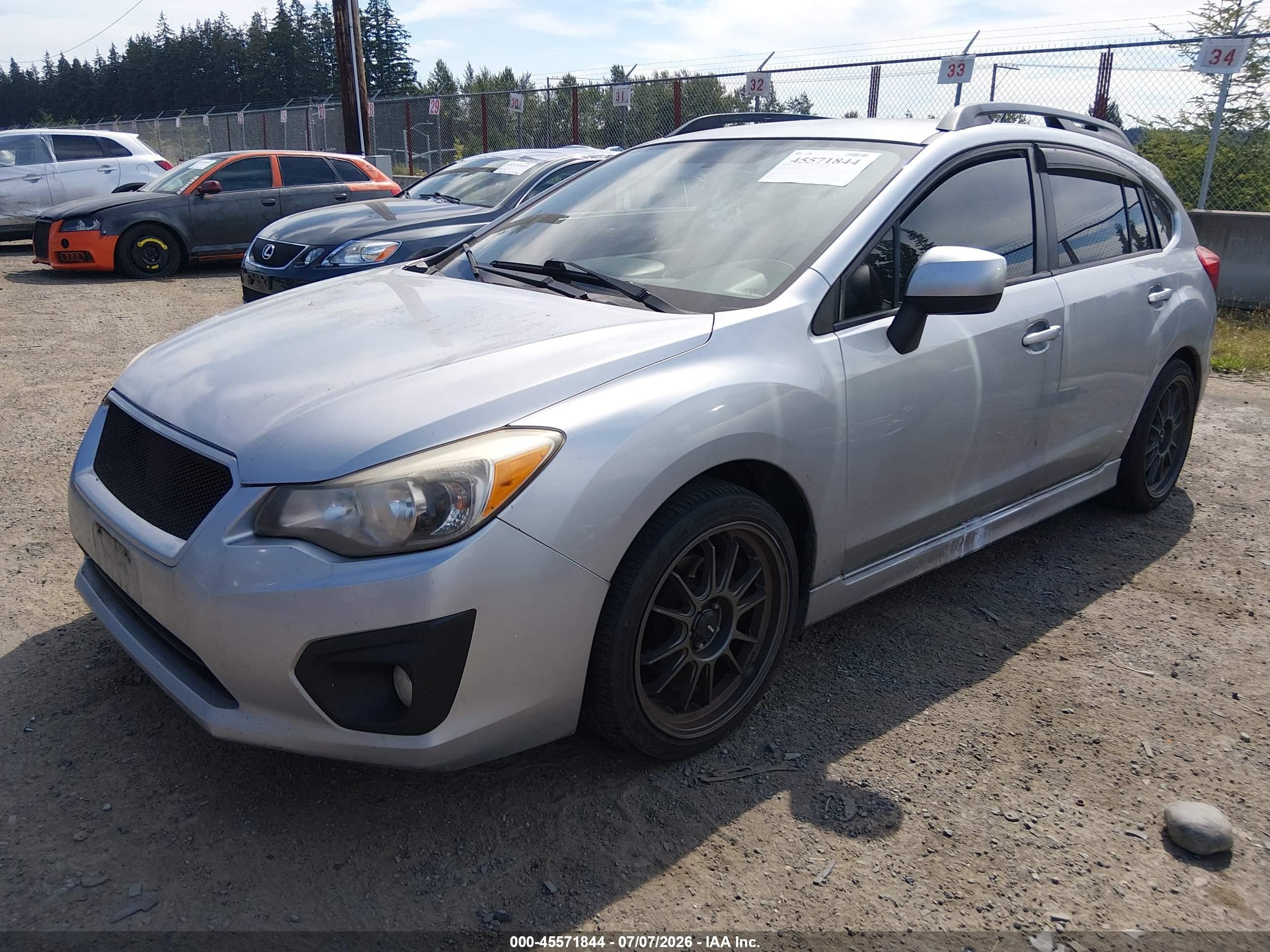 2013 Subaru Impreza 2.0i Sport Limited Light Blue vin: JF1GPAR61DH205069