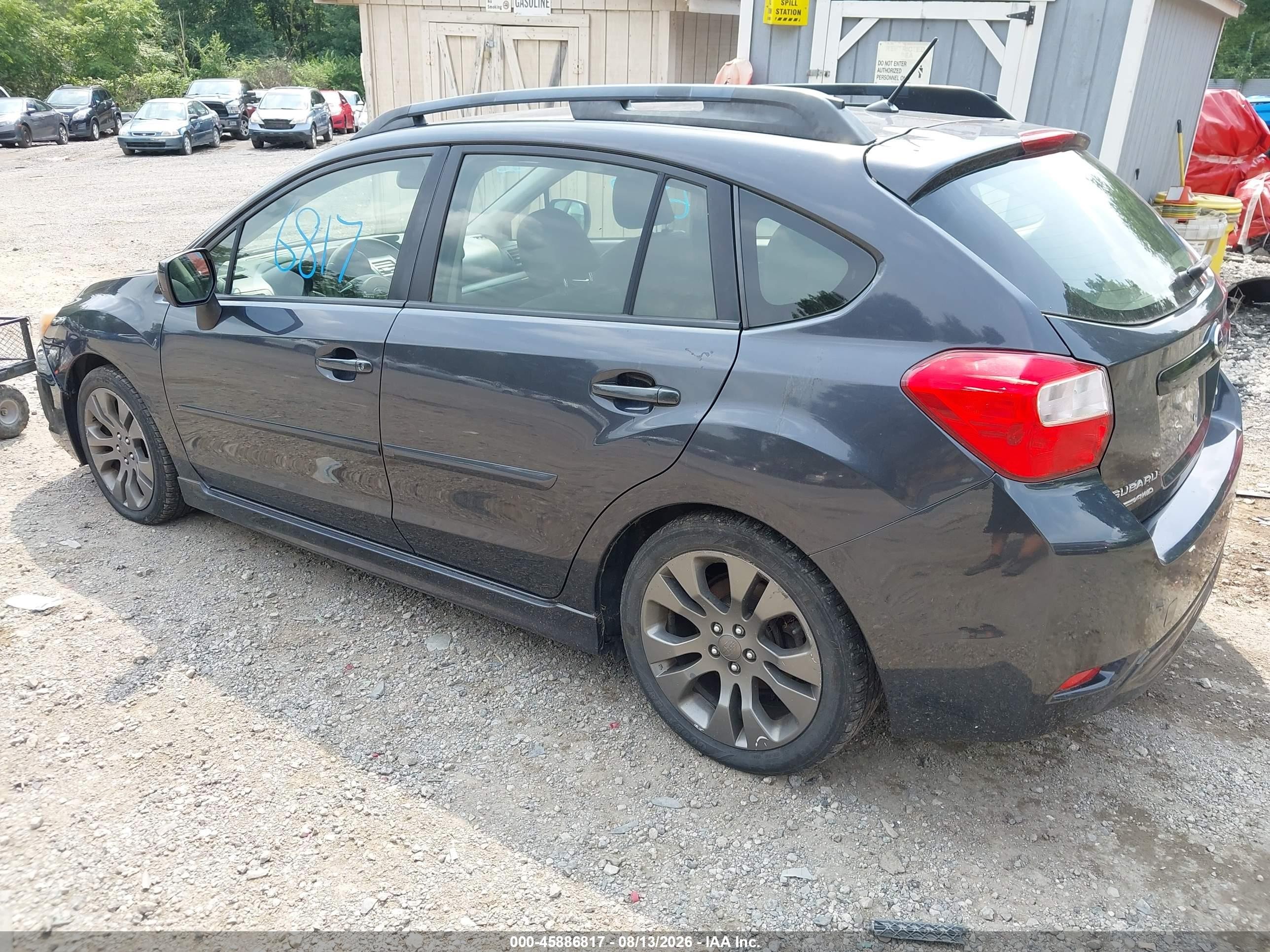 2013 Subaru Impreza 2.0i Sport Limited Blue vin: JF1GPAR61DH209039