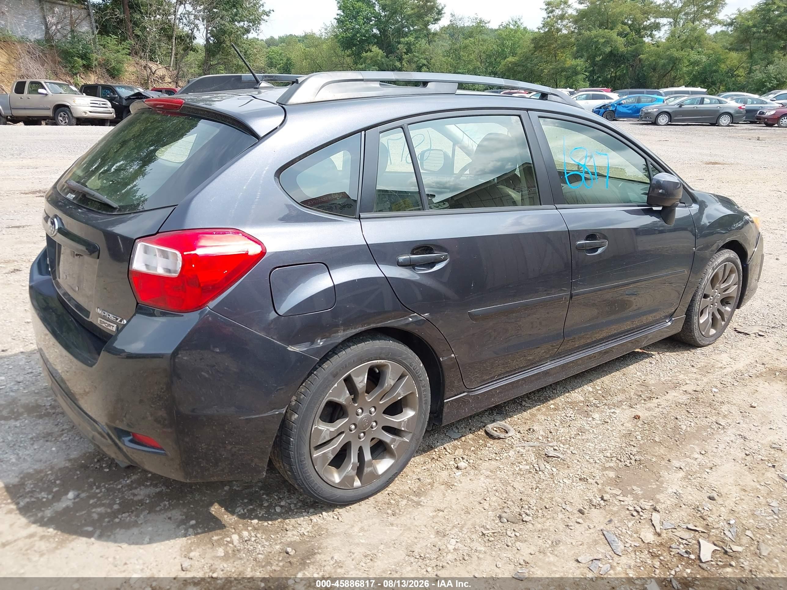 2013 Subaru Impreza 2.0i Sport Limited Blue vin: JF1GPAR61DH209039