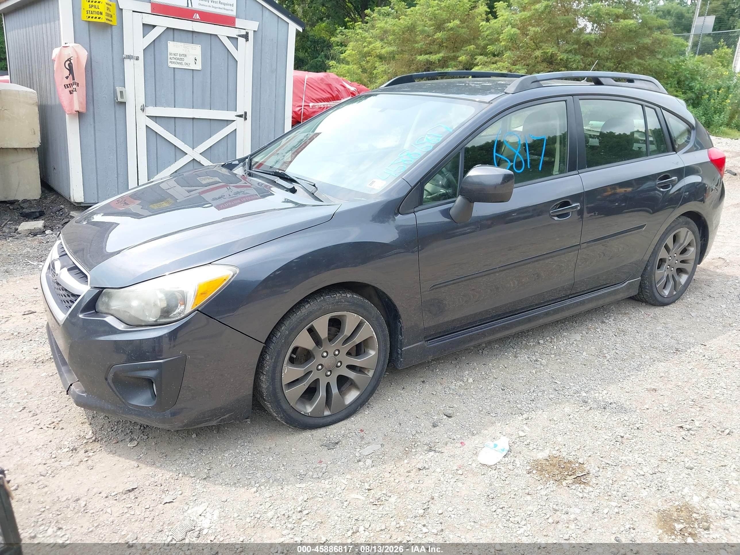 2013 Subaru Impreza 2.0i Sport Limited Blue vin: JF1GPAR61DH209039