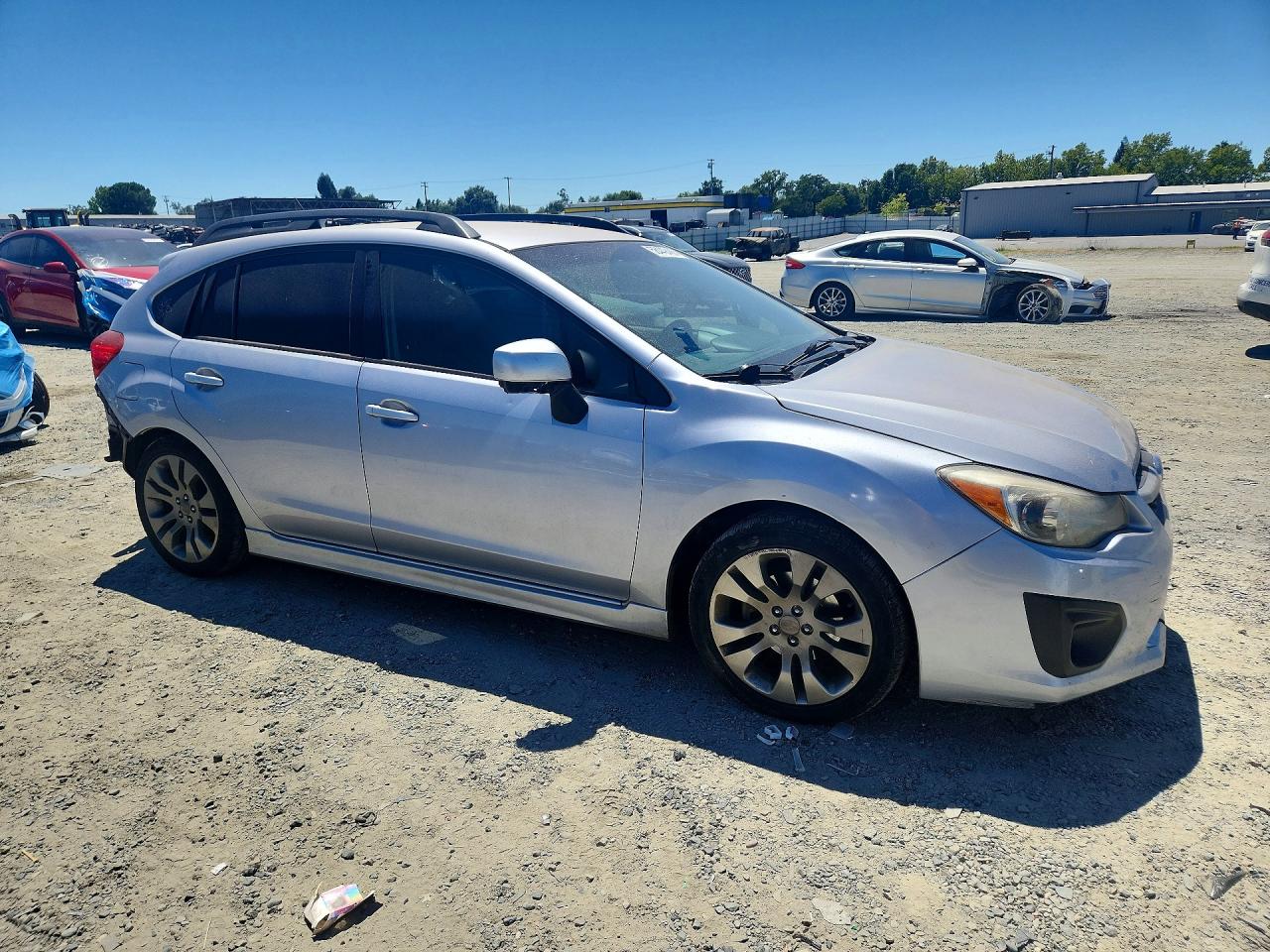 2014 Subaru Impreza Sport Limited Серебряный vin: JF1GPAR61E8256671