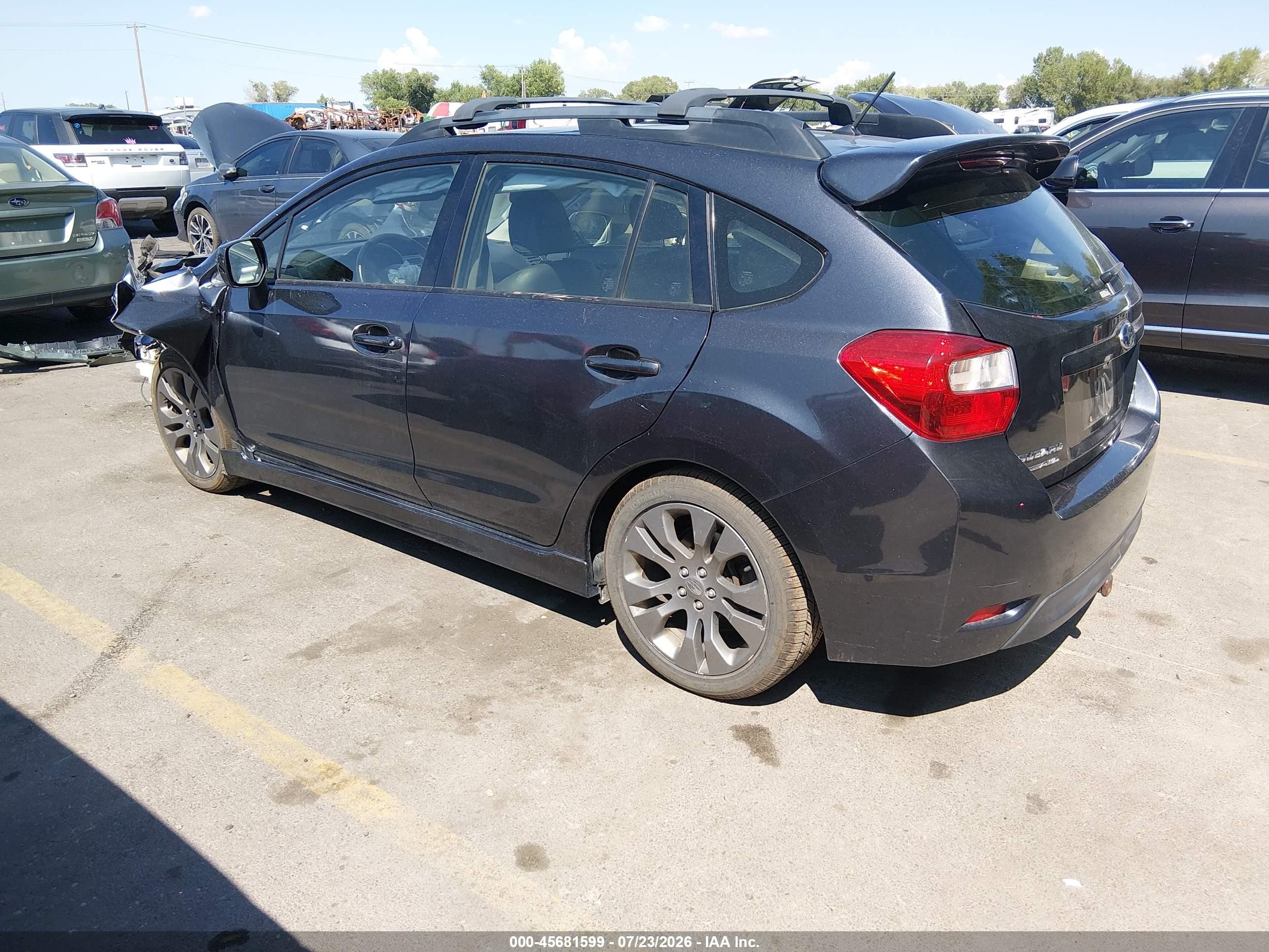 2014 Subaru Impreza 2.0i Sport Limited Черный vin: JF1GPAR61EH217255