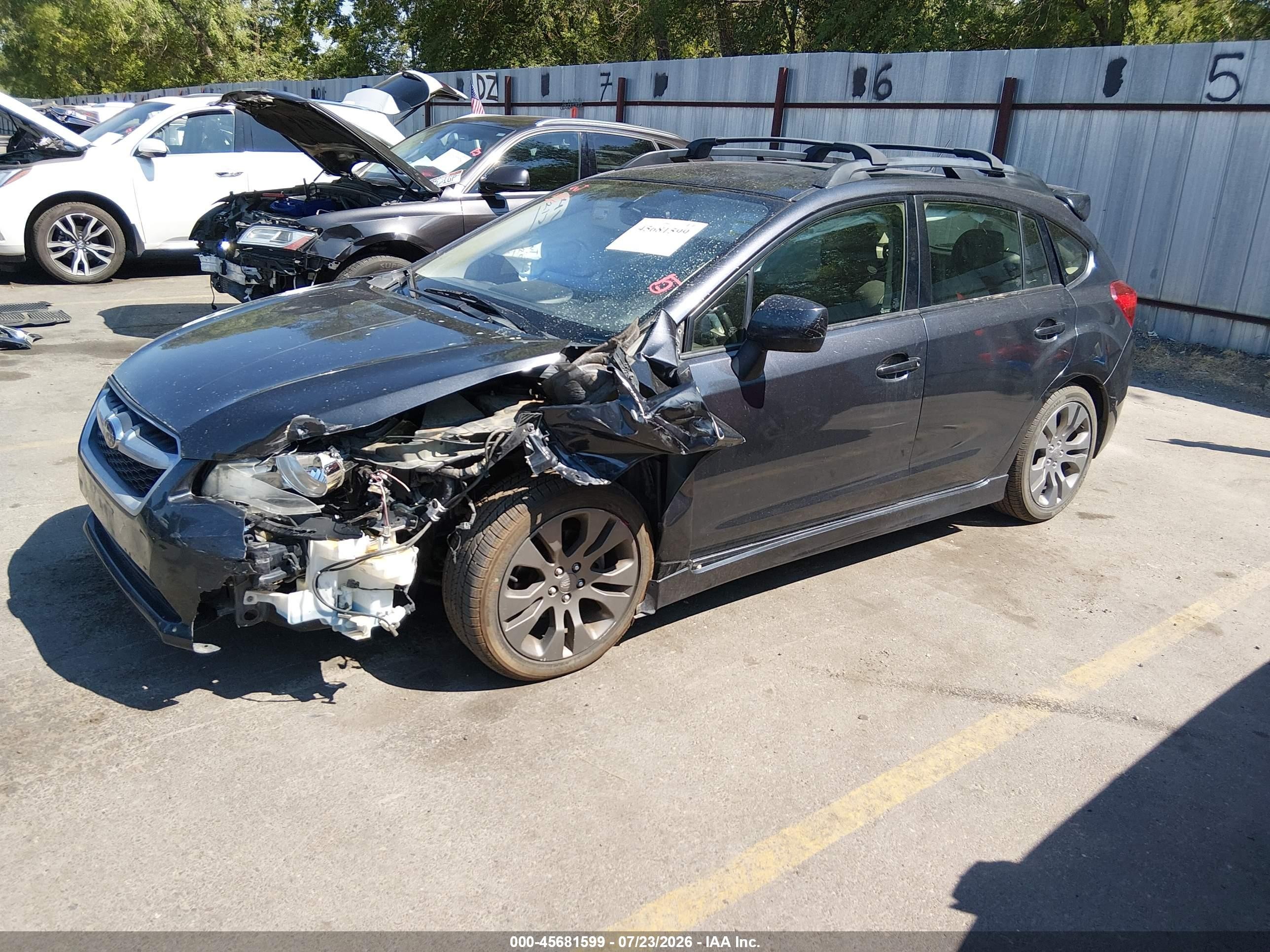 2014 Subaru Impreza 2.0i Sport Limited Черный vin: JF1GPAR61EH217255