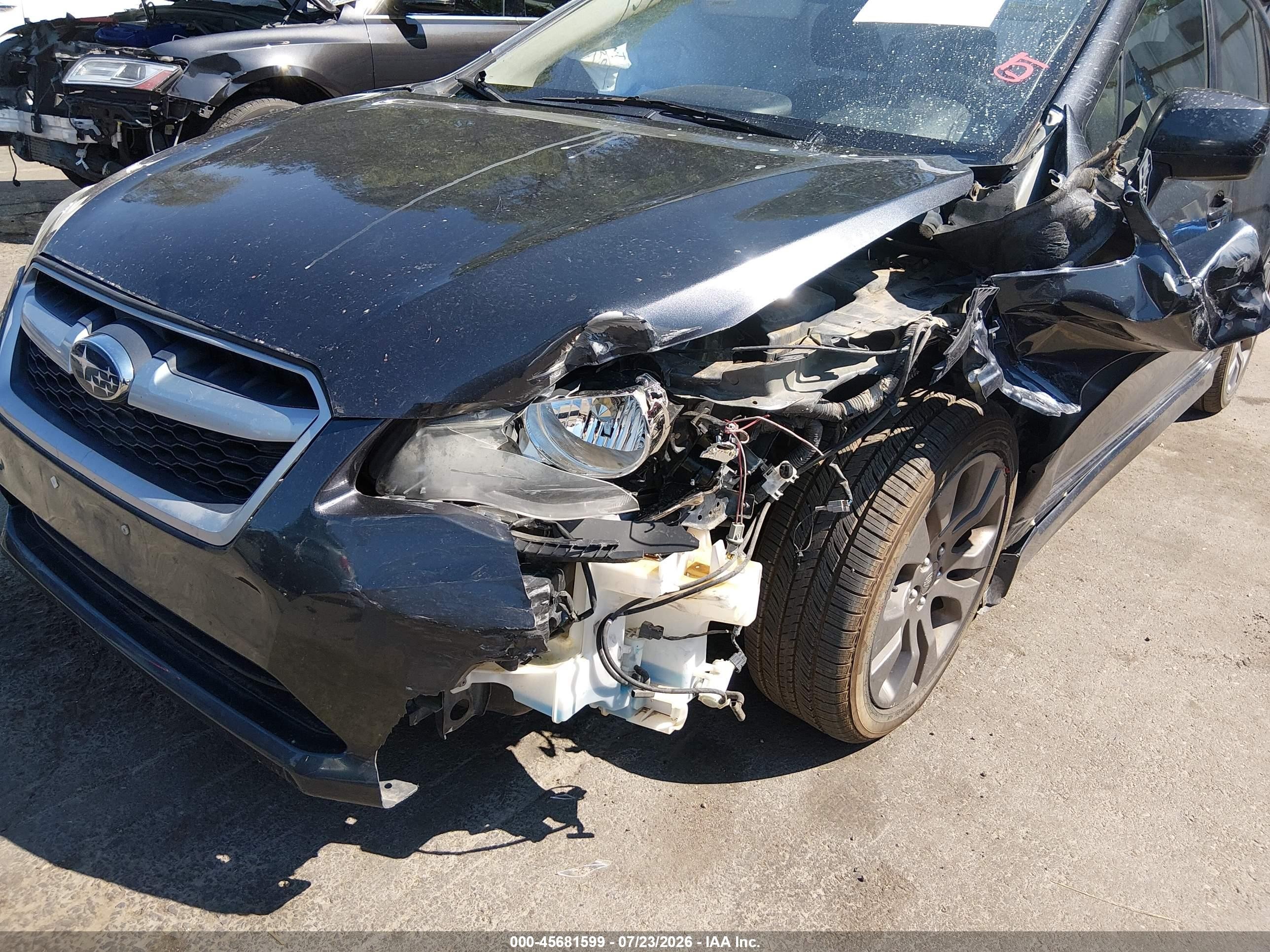 2014 Subaru Impreza 2.0i Sport Limited Черный vin: JF1GPAR61EH217255