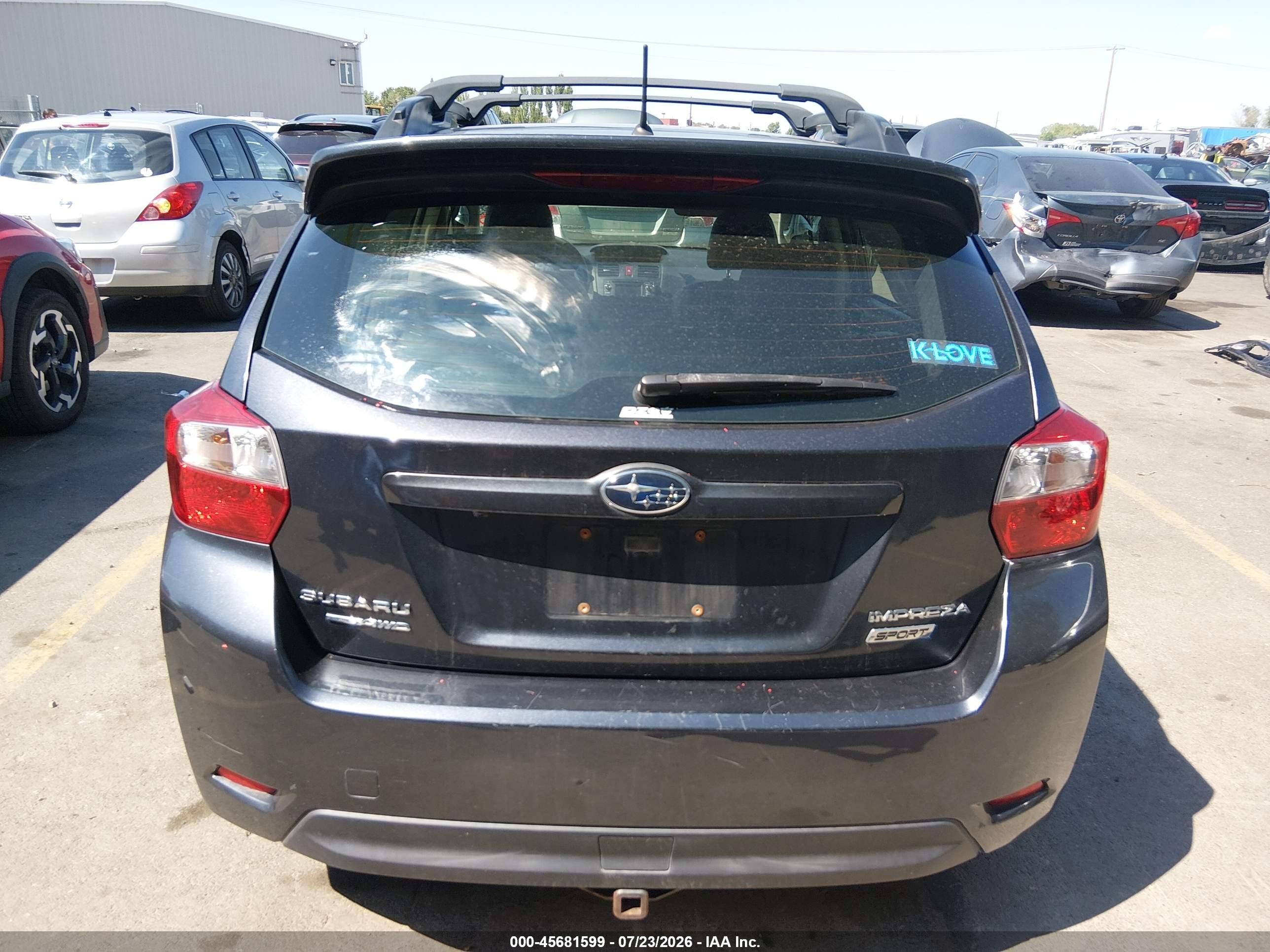 2014 Subaru Impreza 2.0i Sport Limited Черный vin: JF1GPAR61EH217255