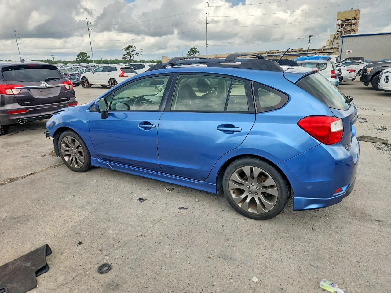 2014 Subaru Impreza Sport Limited Blue vin: JF1GPAR62E8280042