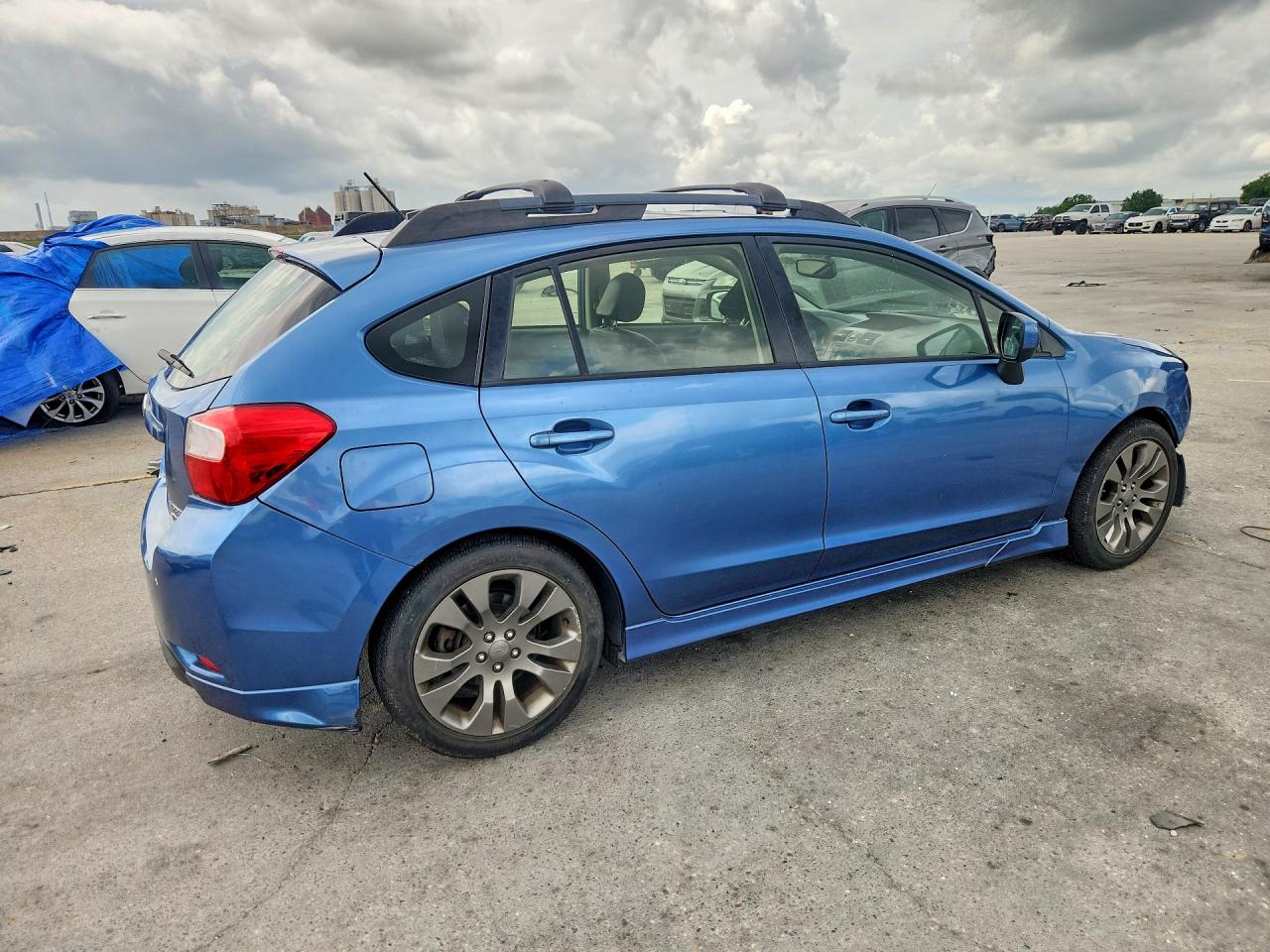 2014 Subaru Impreza Sport Limited Blue vin: JF1GPAR62E8280042