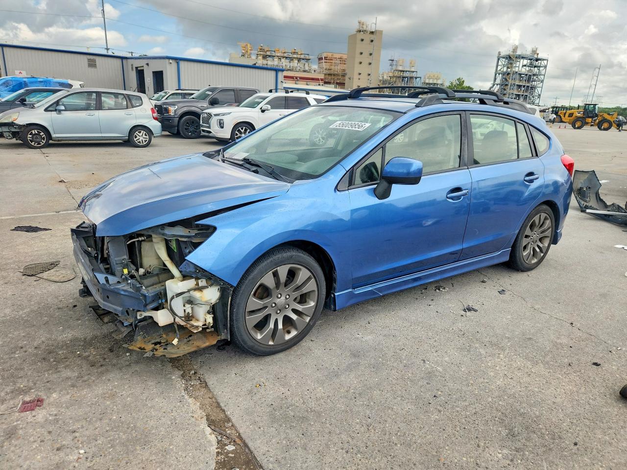 2014 Subaru Impreza Sport Limited Blue vin: JF1GPAR62E8280042