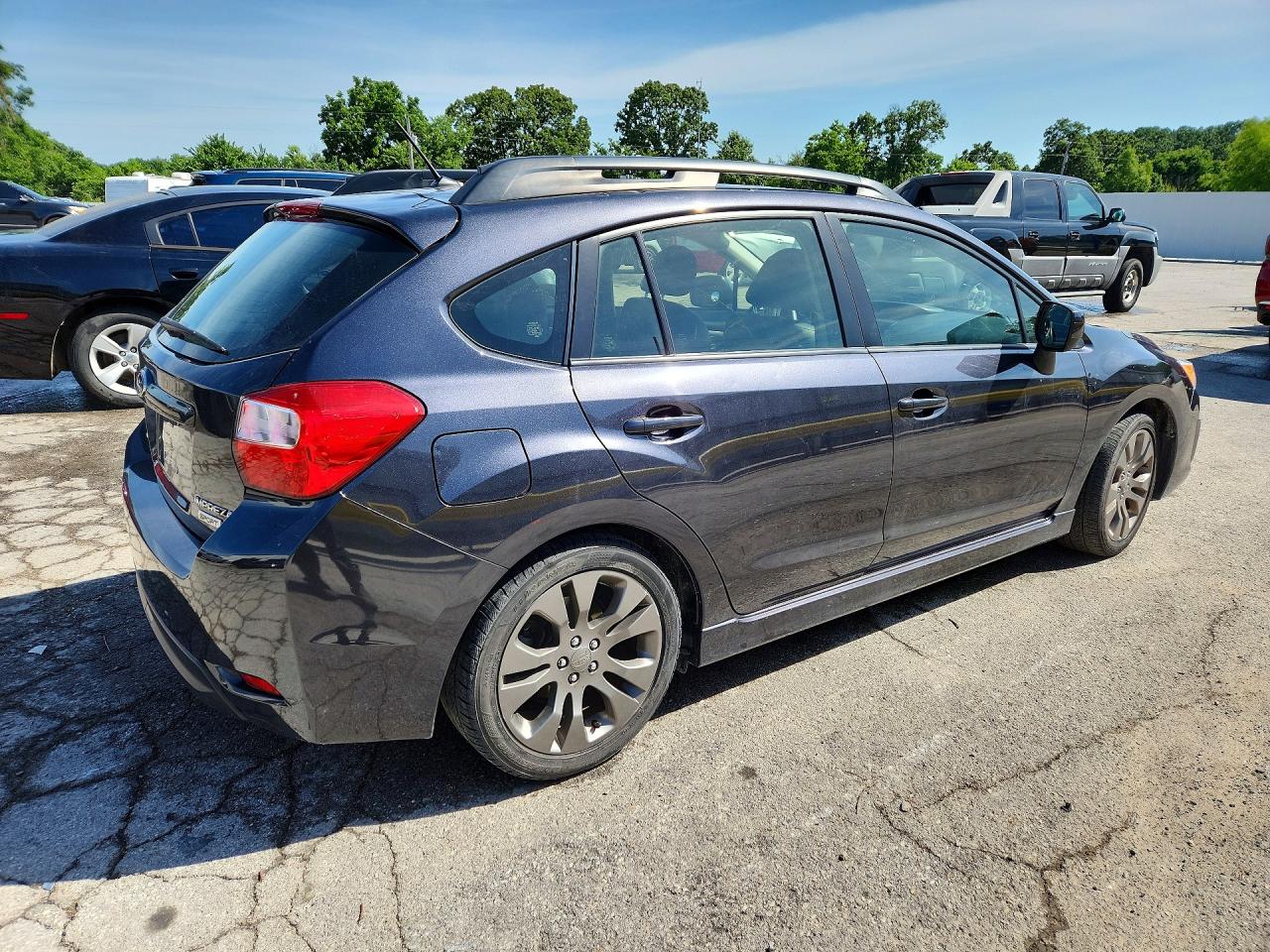 2014 Subaru Impreza Sport Limited Gray vin: JF1GPAR62E8312634