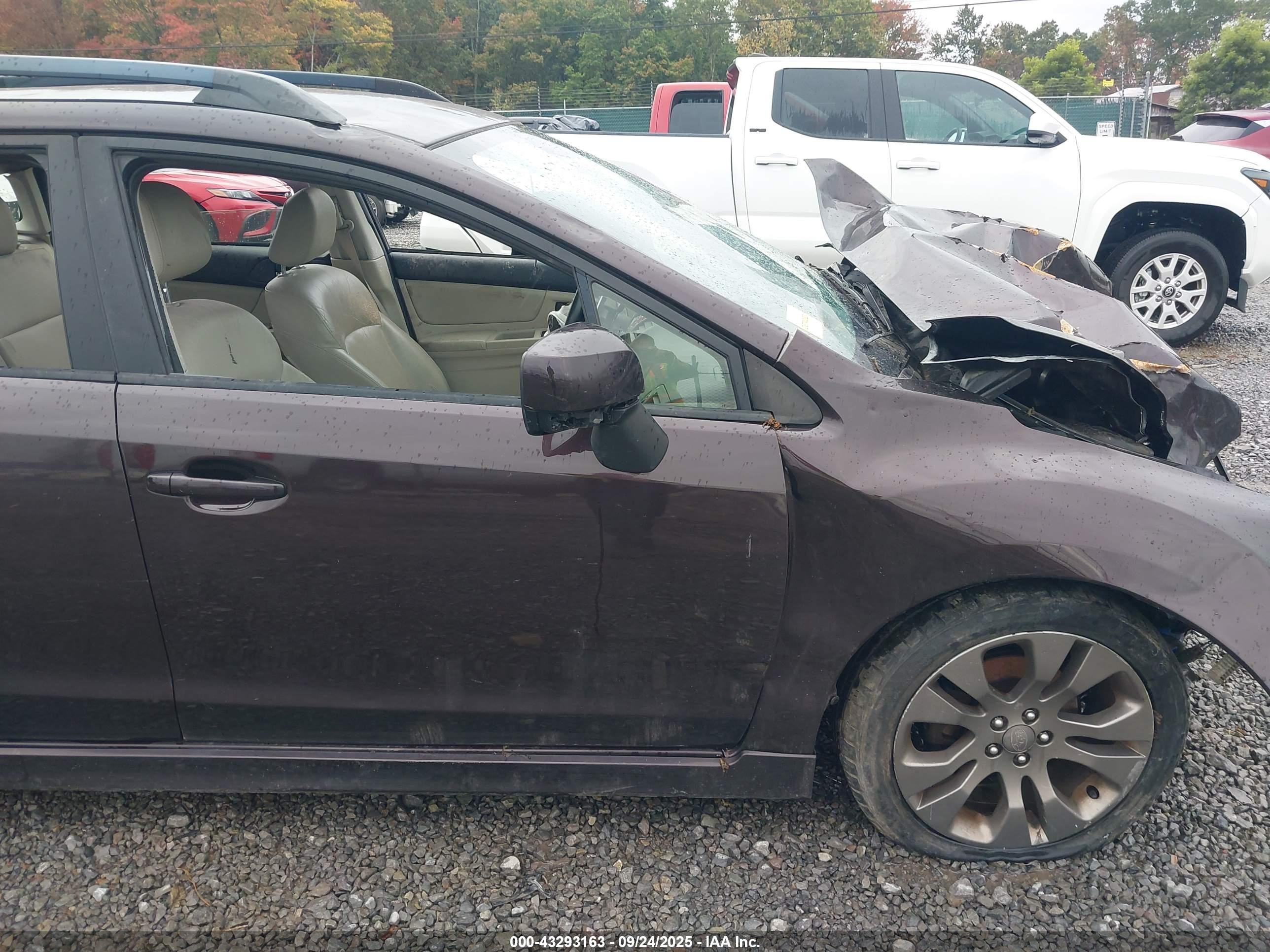 2013 Subaru Impreza 2.0i Sport Limited Purple vin: JF1GPAR63D2842631