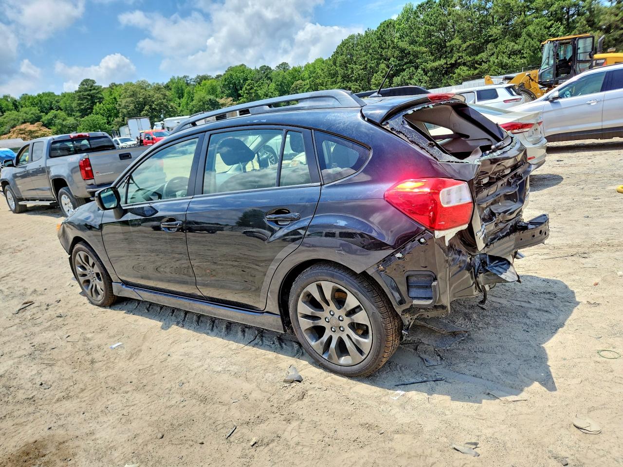 2012 Subaru Impreza Sport Limited Black vin: JF1GPAR64CH243653